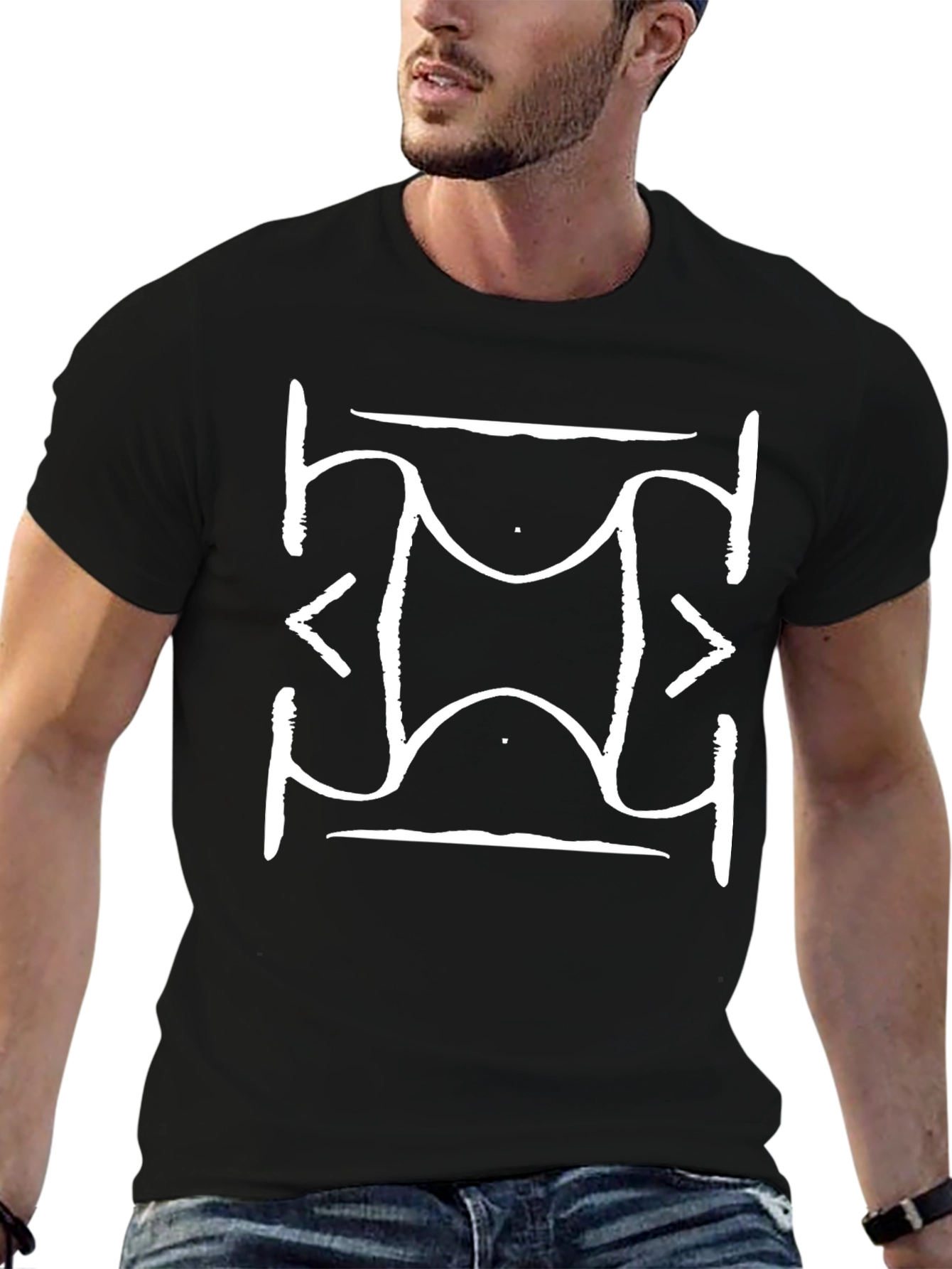 Abstract Graphic Tee - Modern Style