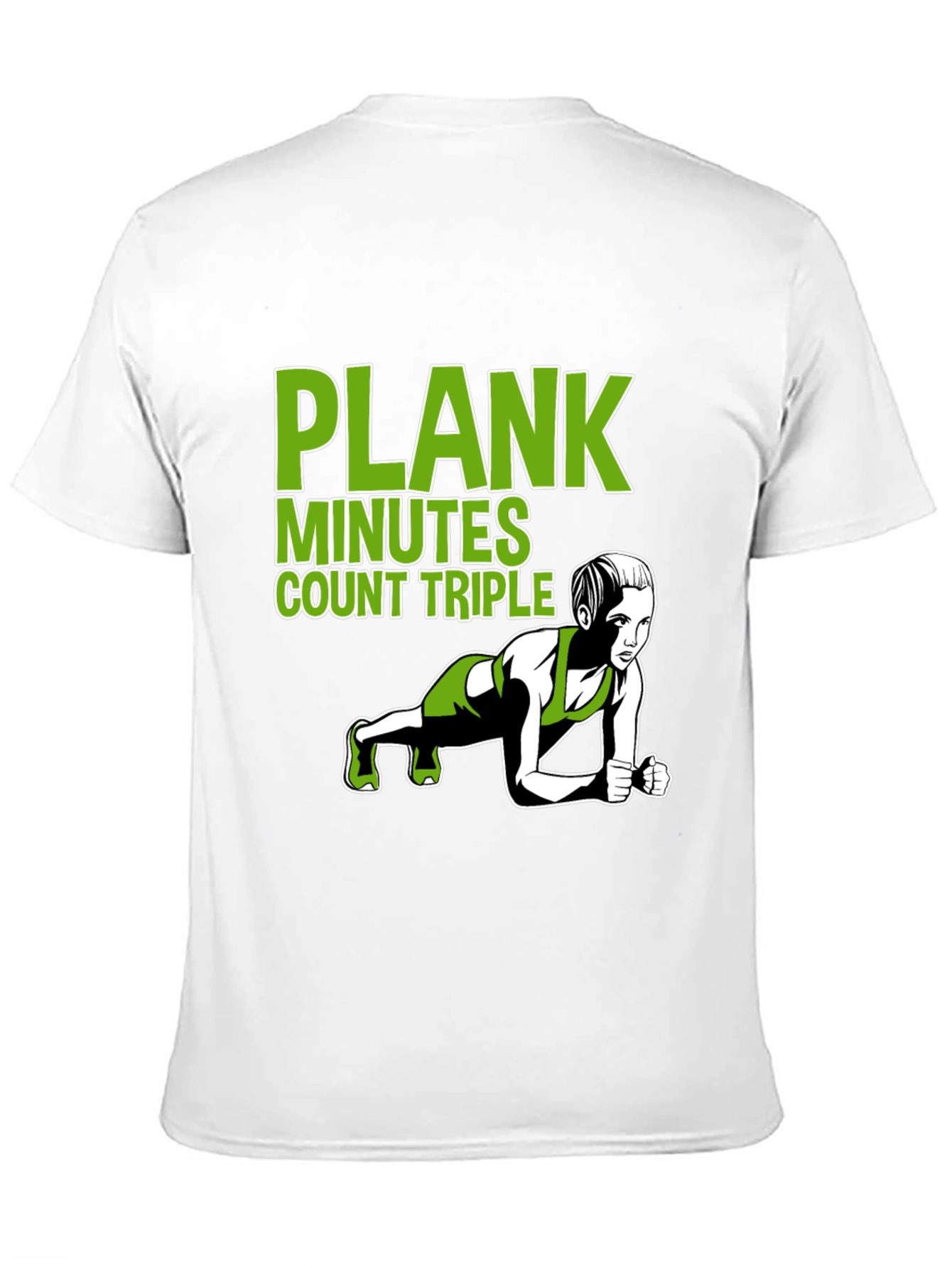 Plank Exercise T-Shirt - Workout Motivation Tee