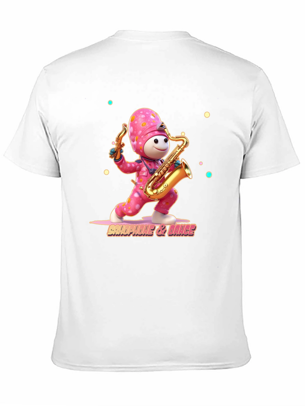 Saxophone & Dance T-Shirt - Unique Graphic Tee