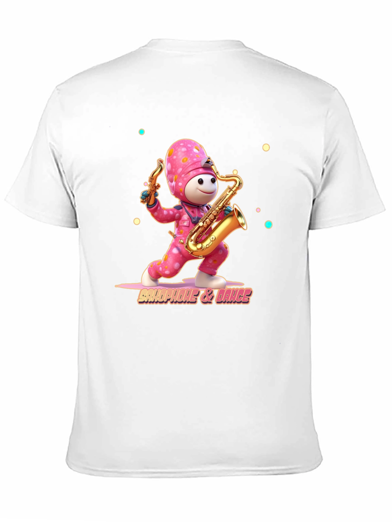 Saxophone & Dance T-Shirt - Unique Graphic Tee
