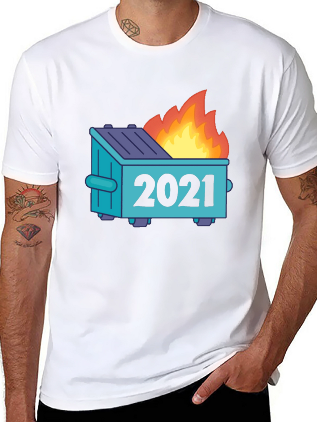 Dumpster Fire 2021 Graphic Tee
