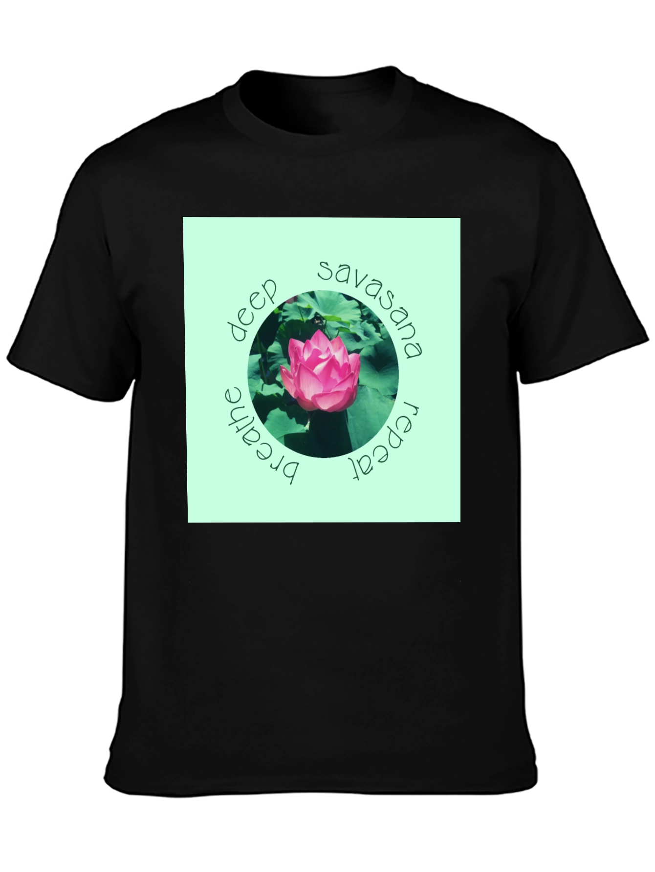 Deep Savasana Lotus T-Shirt - Breathe Repeat