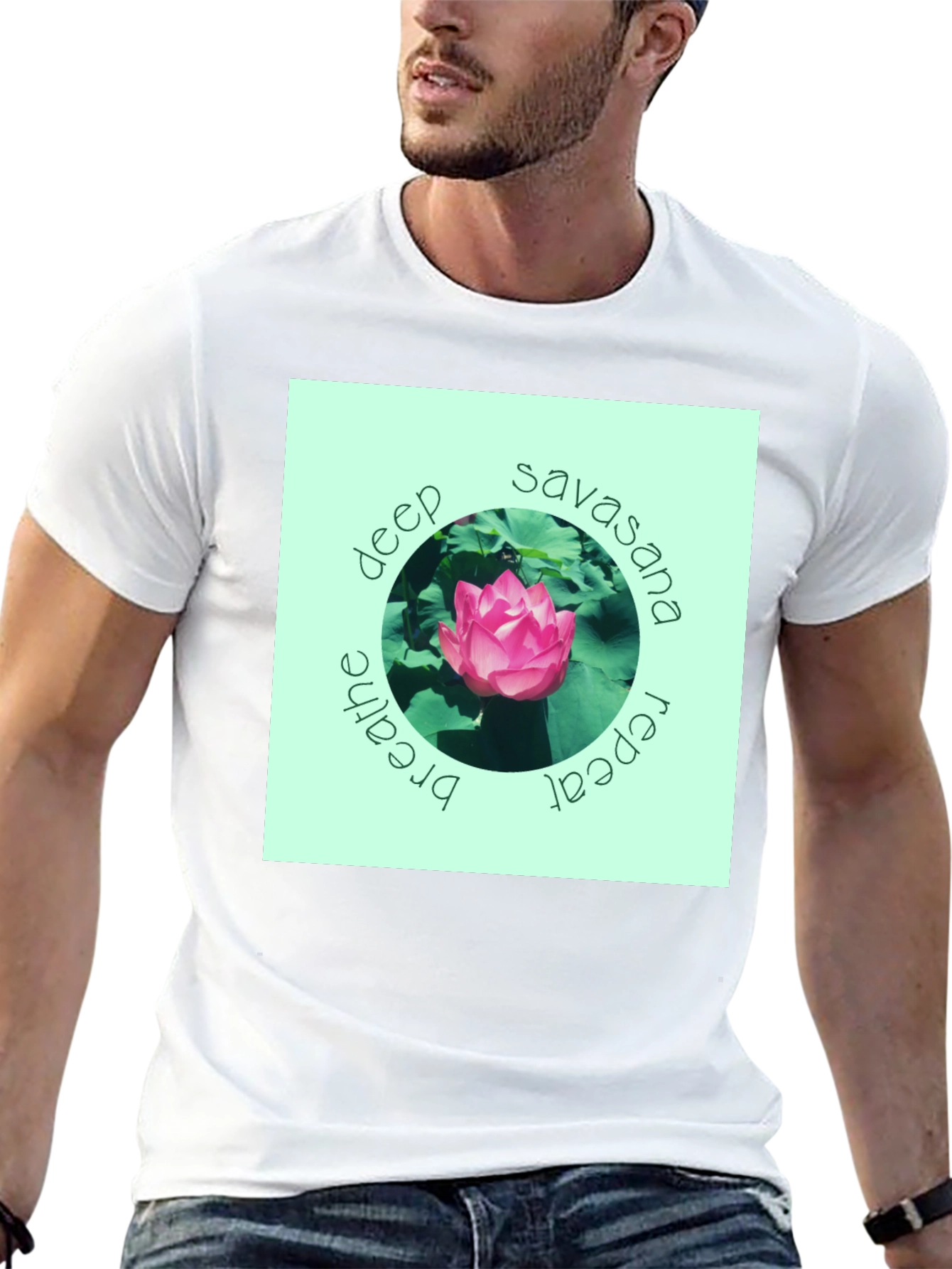 Deep Savasana Lotus T-Shirt - Breathe Repeat