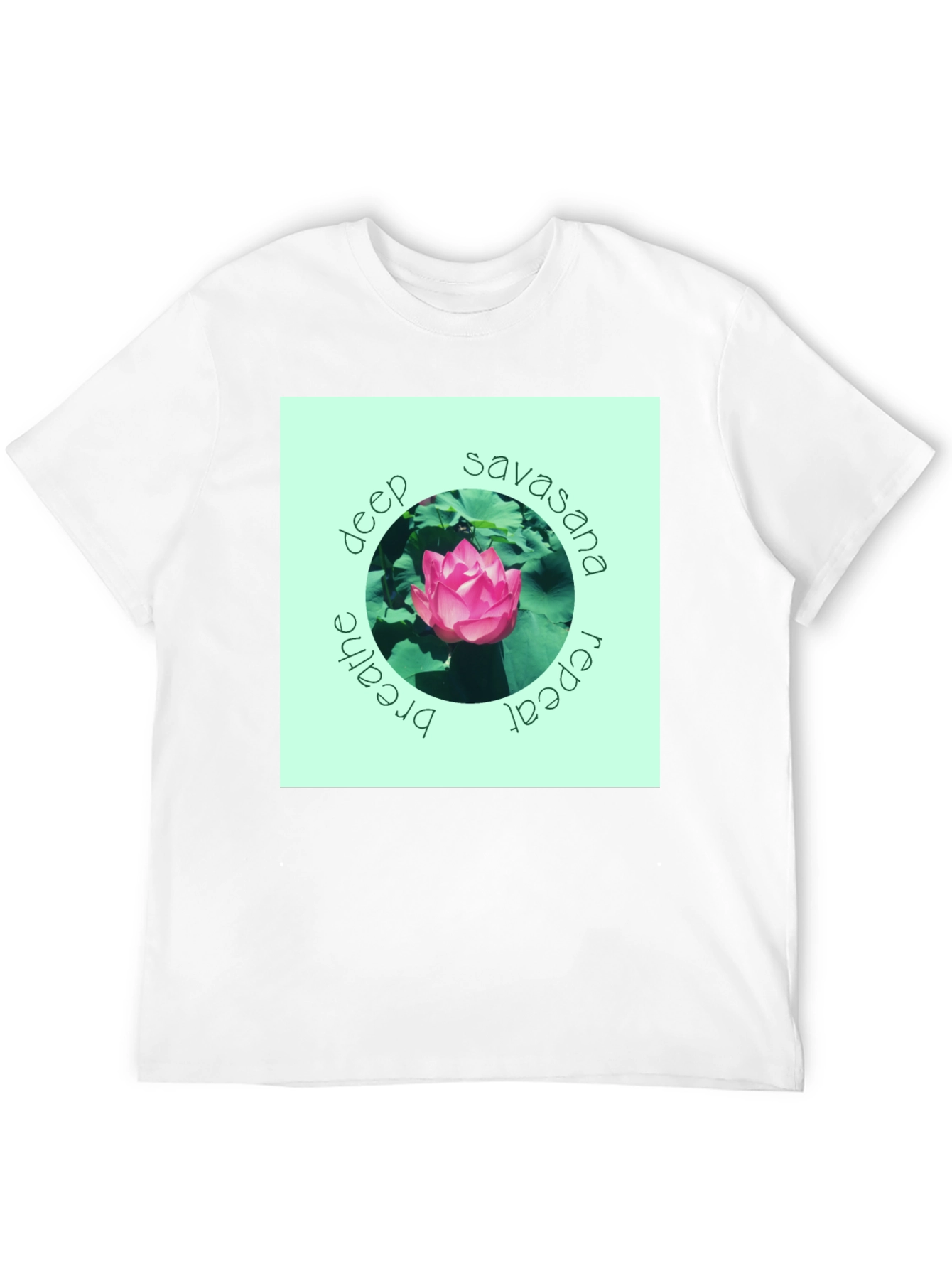 Deep Savasana Lotus T-Shirt - Breathe Repeat