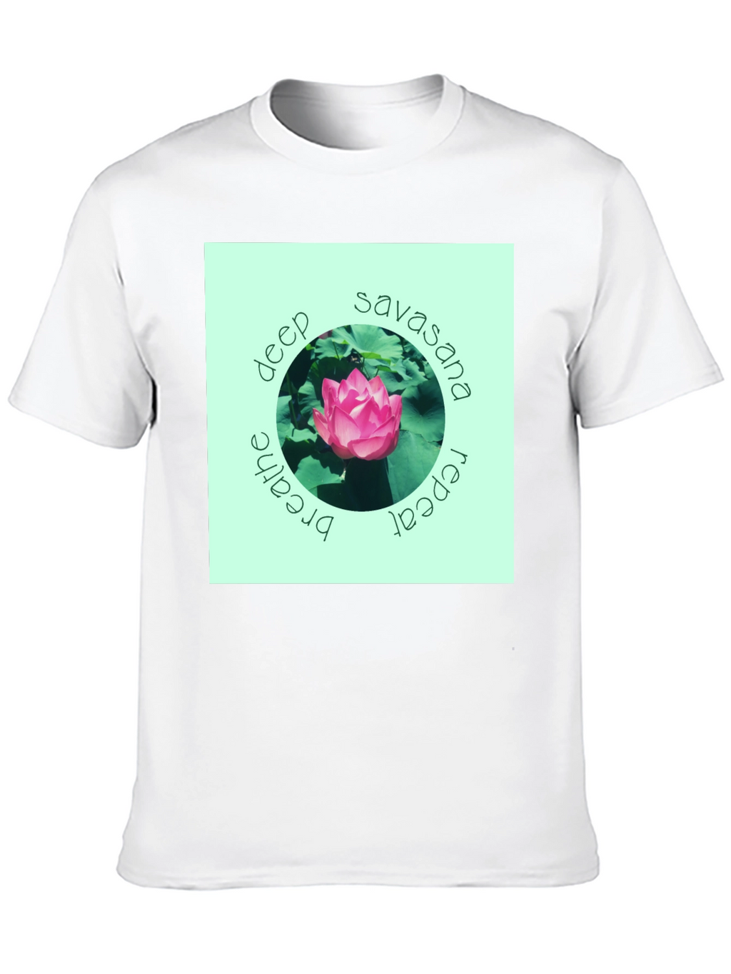 Deep Savasana Lotus T-Shirt - Breathe Repeat