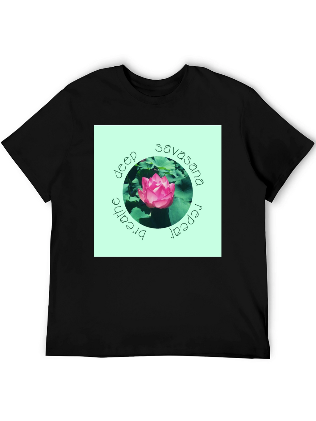 Deep Savasana Lotus T-Shirt - Breathe Repeat