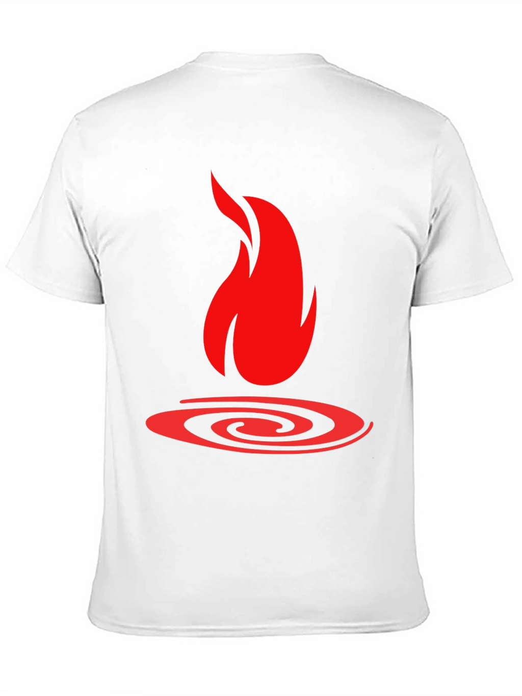 Fire Graphic Black T-Shirt - Bold Statement Tee