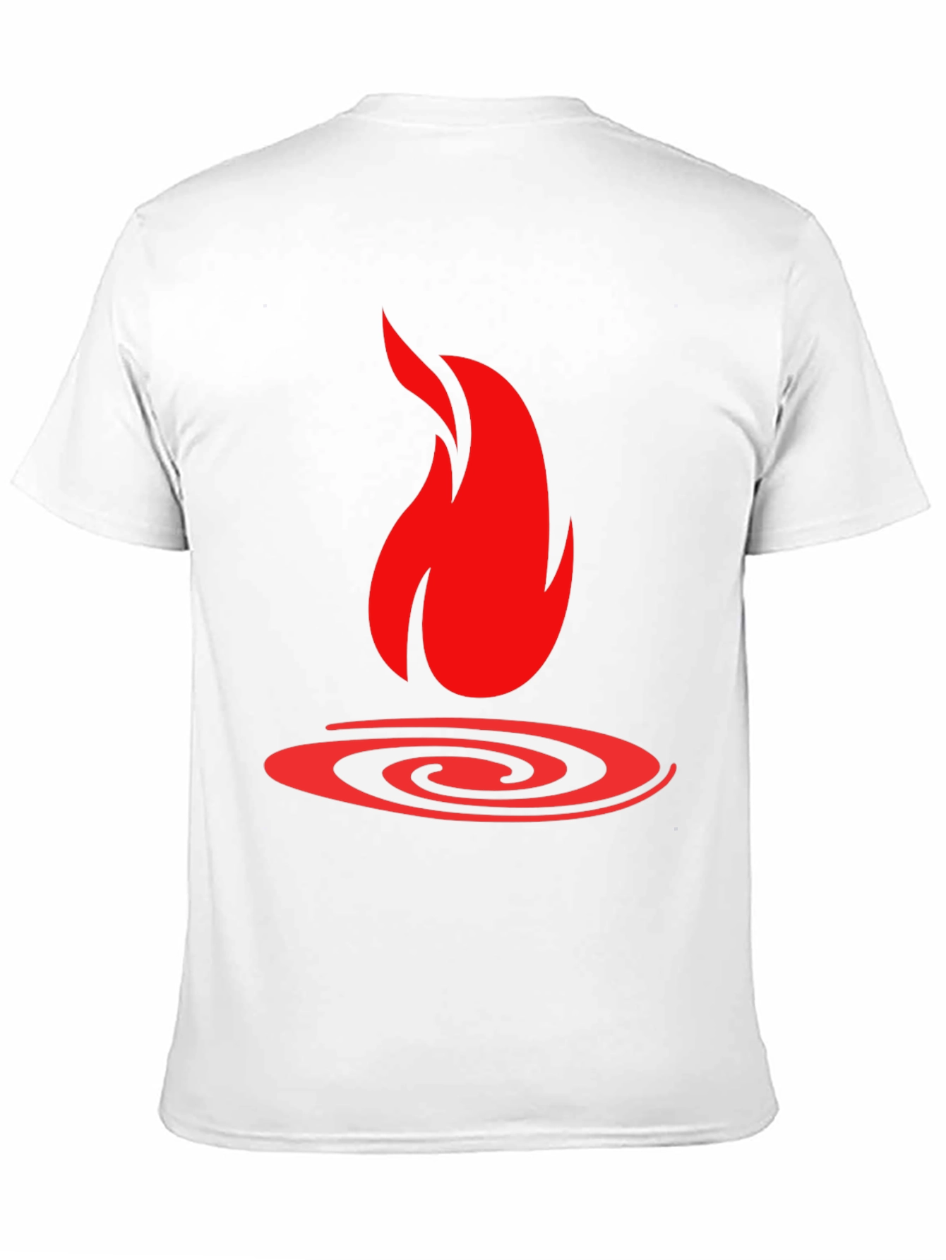 Fire Graphic Black T-Shirt - Bold Statement Tee