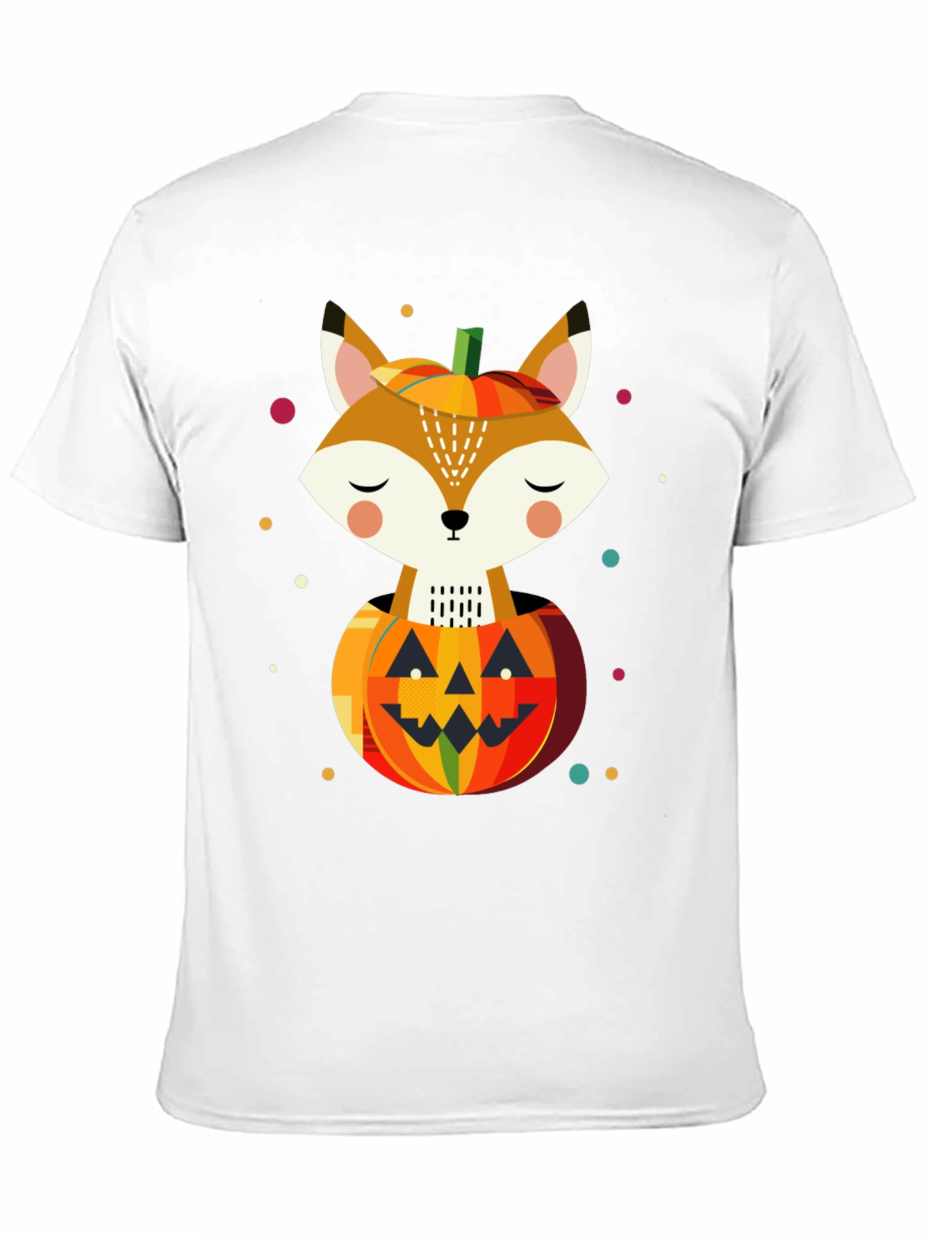 Fox in Pumpkin T-Shirt - Halloween Design