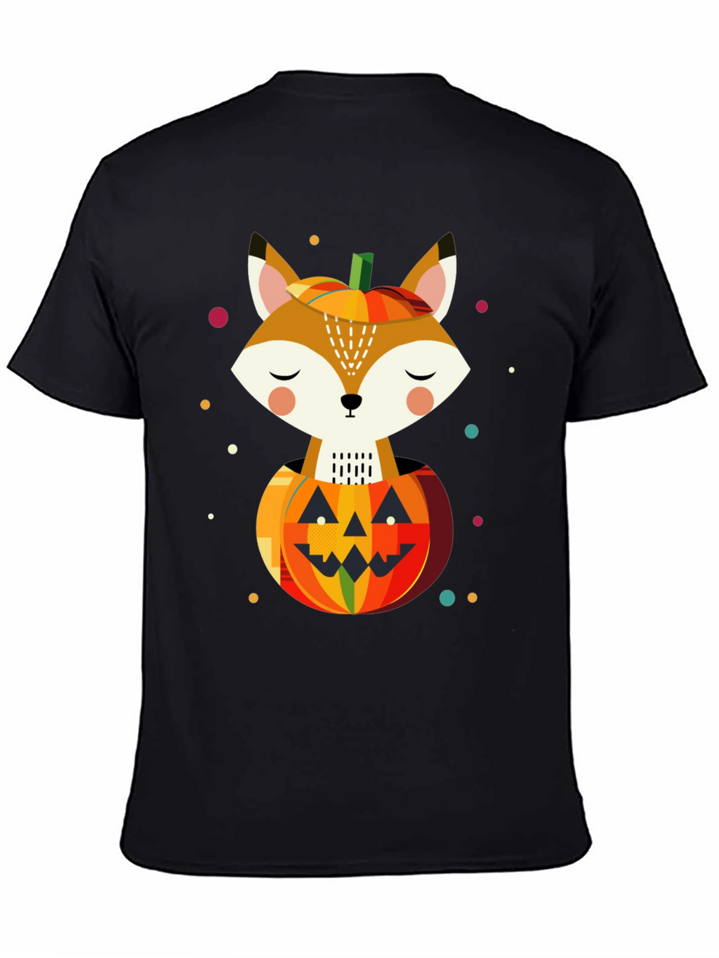 Fox in Pumpkin T-Shirt - Halloween Design