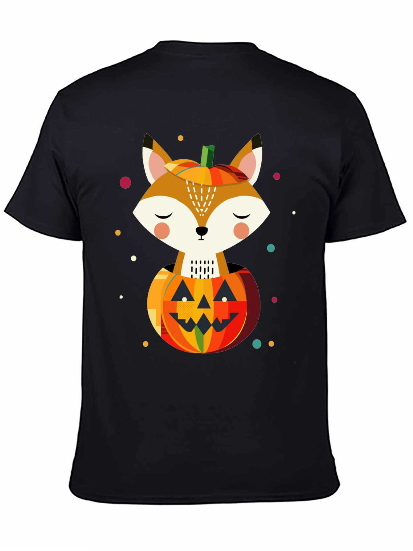 Fox in Pumpkin T-Shirt - Halloween Design