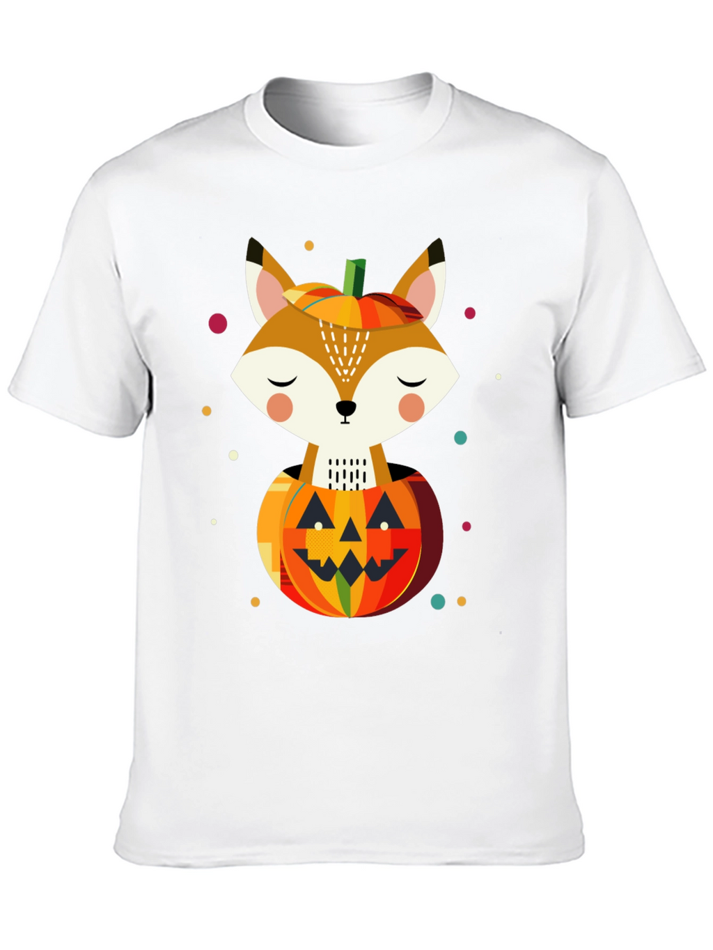 Fox in Pumpkin T-Shirt - Halloween Design