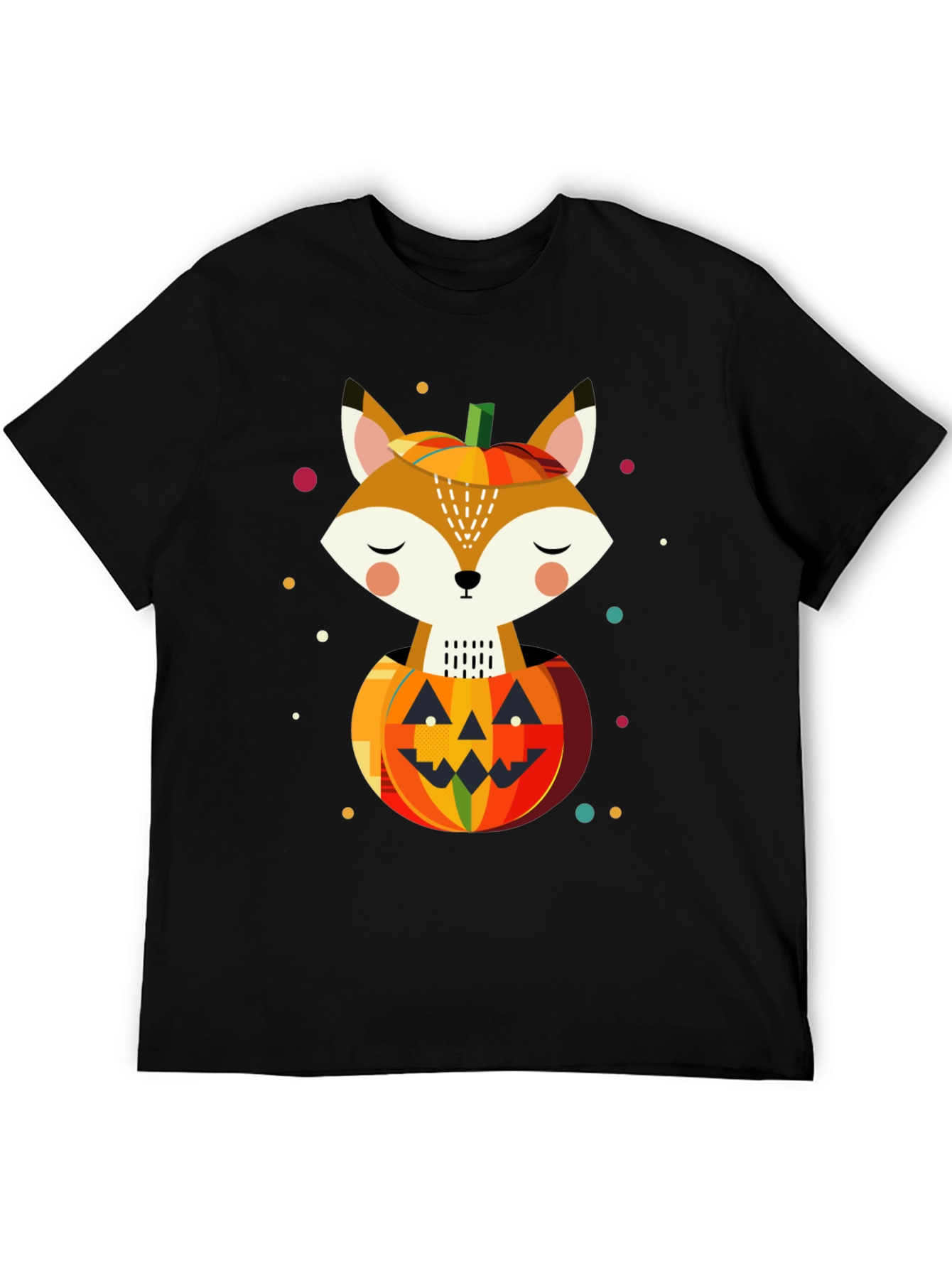Fox in Pumpkin T-Shirt - Halloween Design