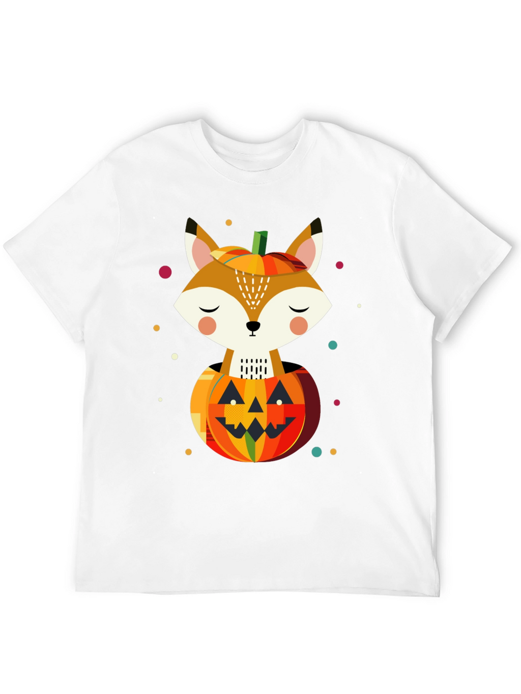Fox in Pumpkin T-Shirt - Halloween Design