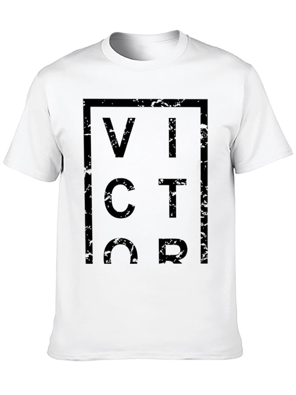 Victor Graphic Tee - Modern Black T-Shirt