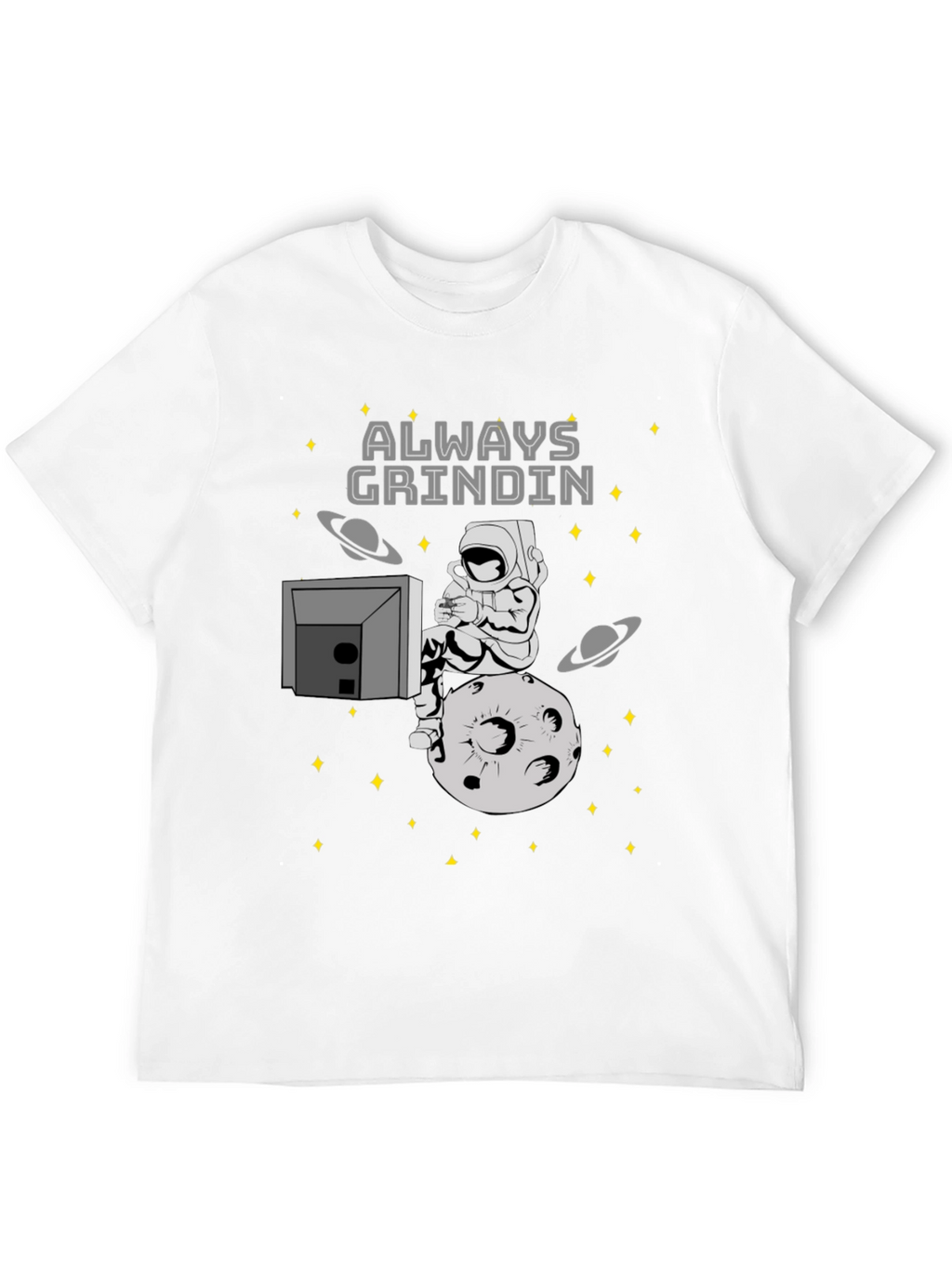 Always Grindin Space Gamer T-Shirt