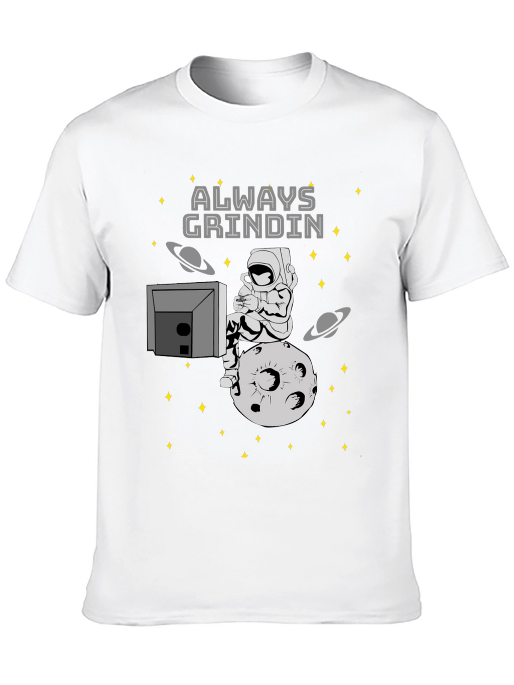 Always Grindin Space Gamer T-Shirt