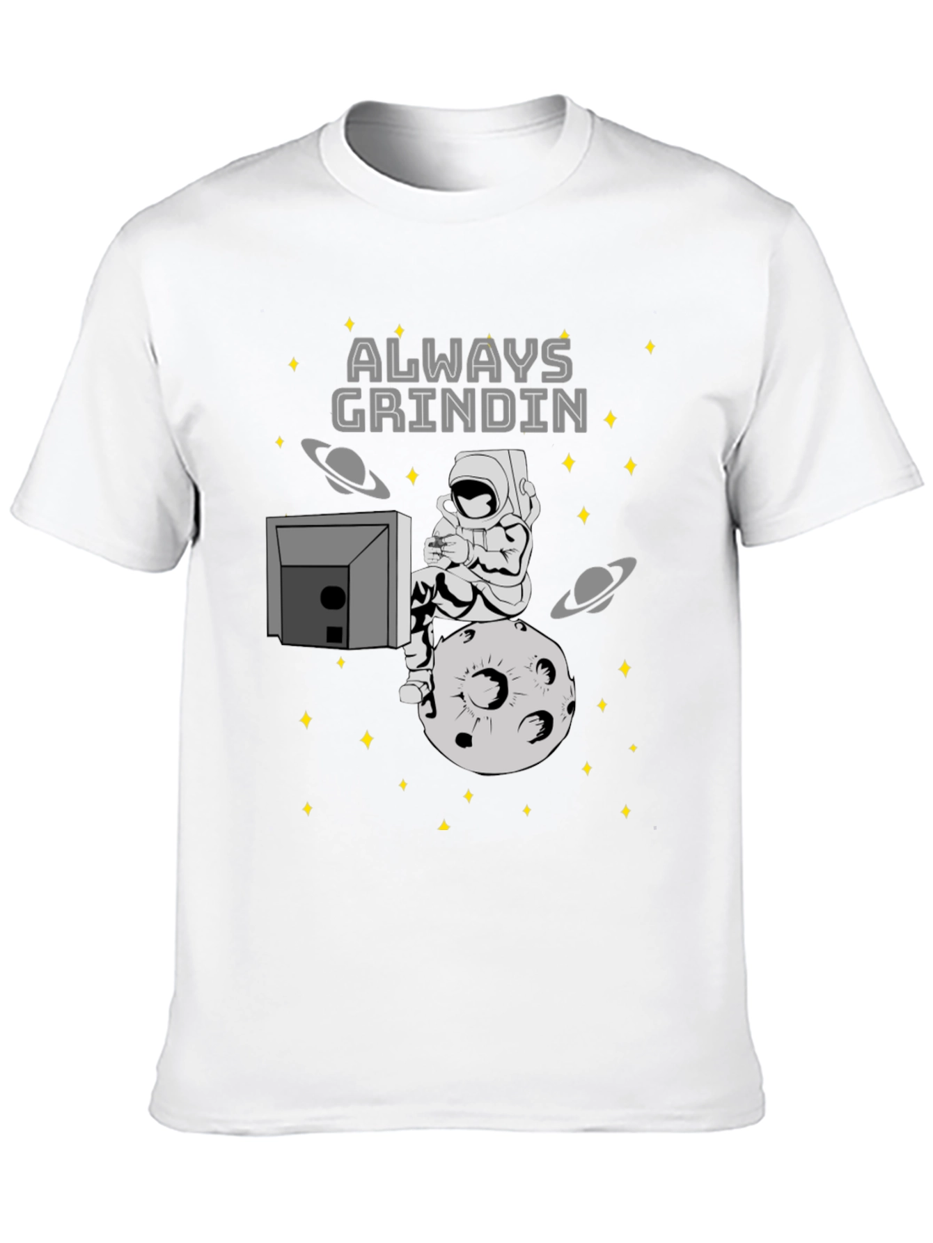 Always Grindin Space Gamer T-Shirt