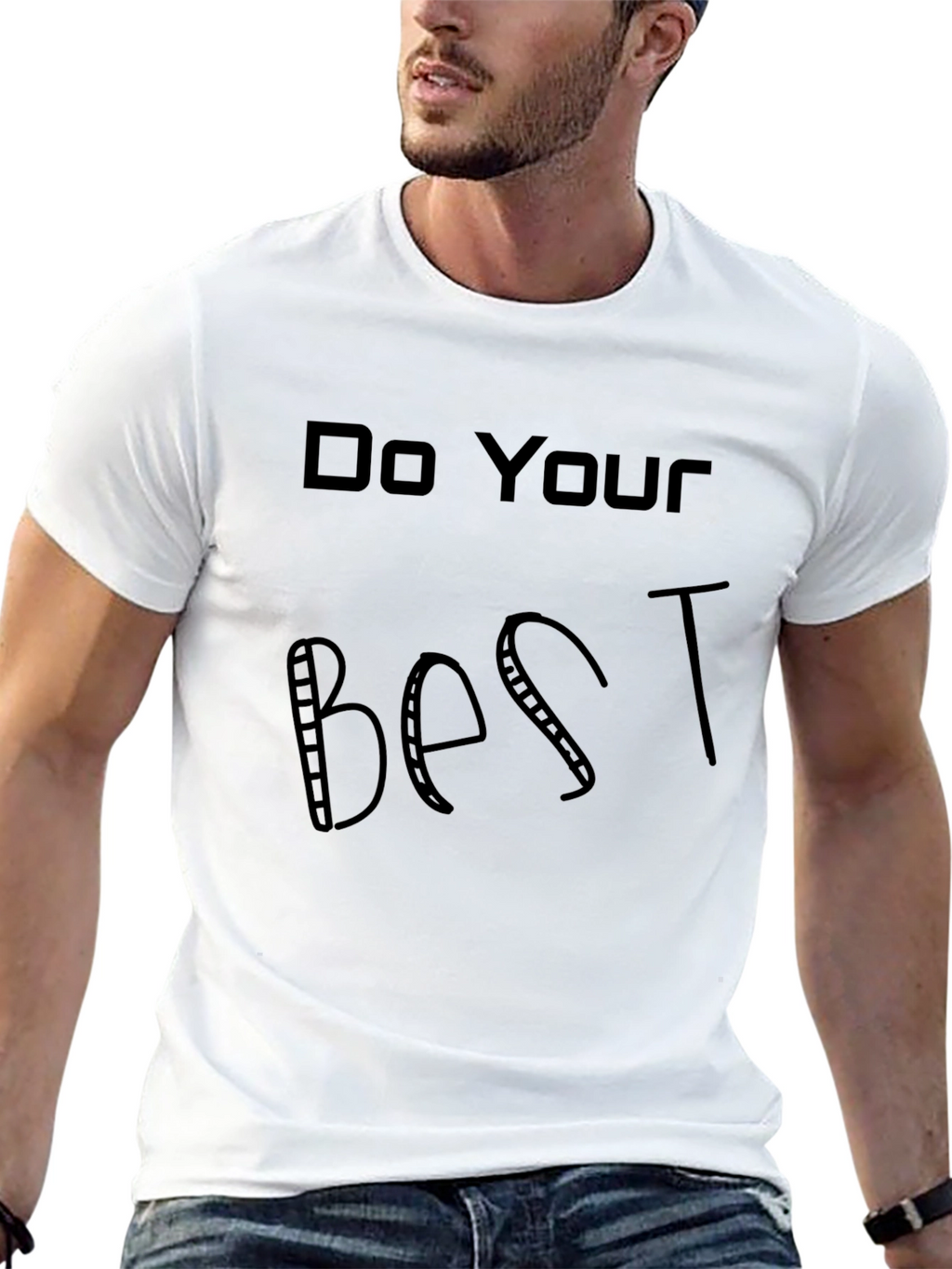 Do Your Best T-Shirt - Mens Black Tee