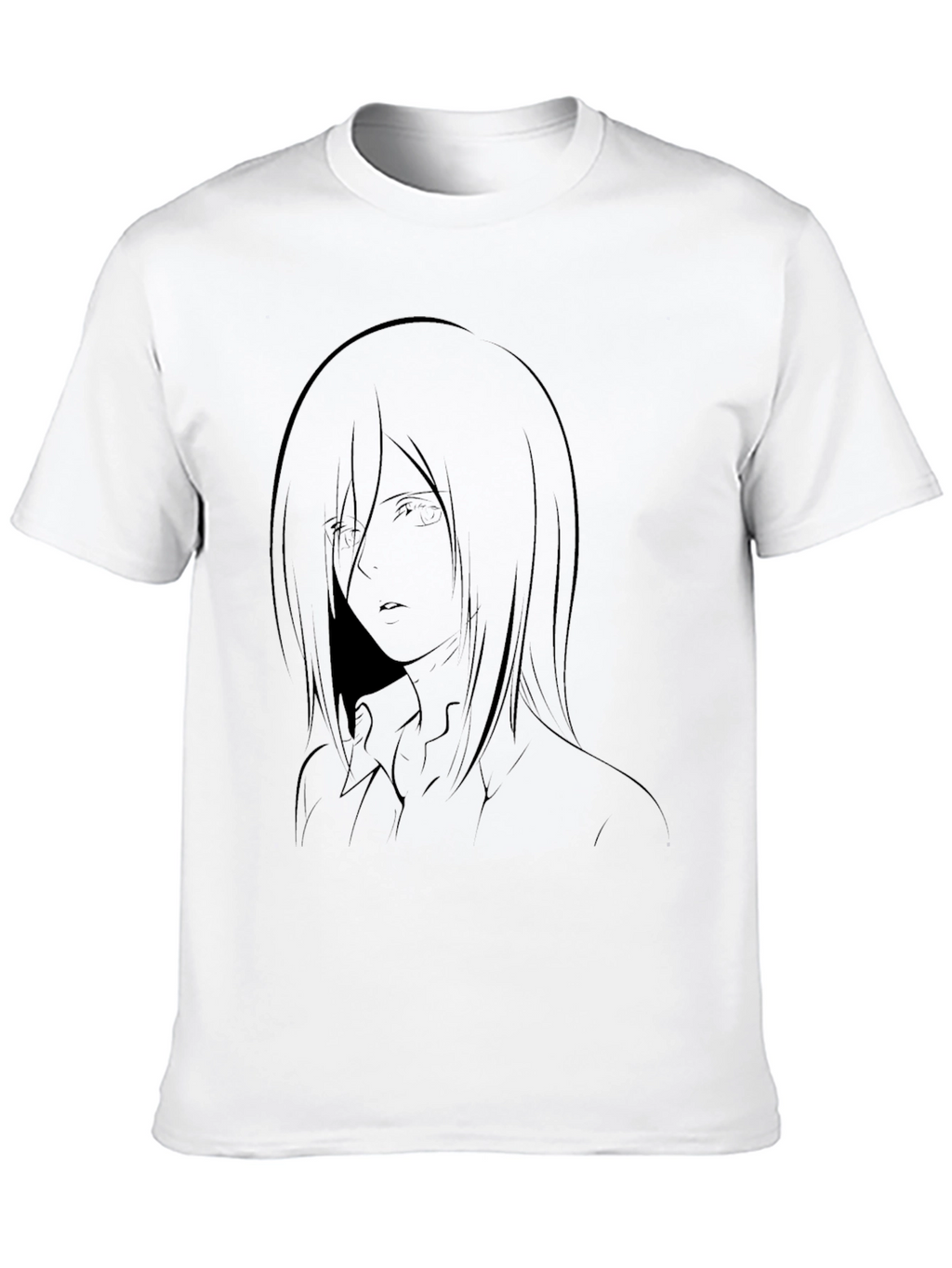 Anime Character Graphic Black T-Shirt