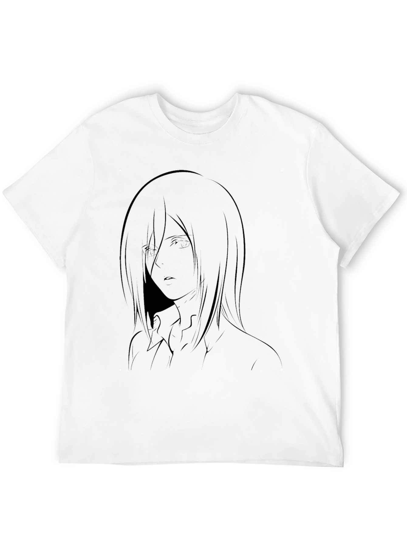 Anime Character Graphic Black T-Shirt