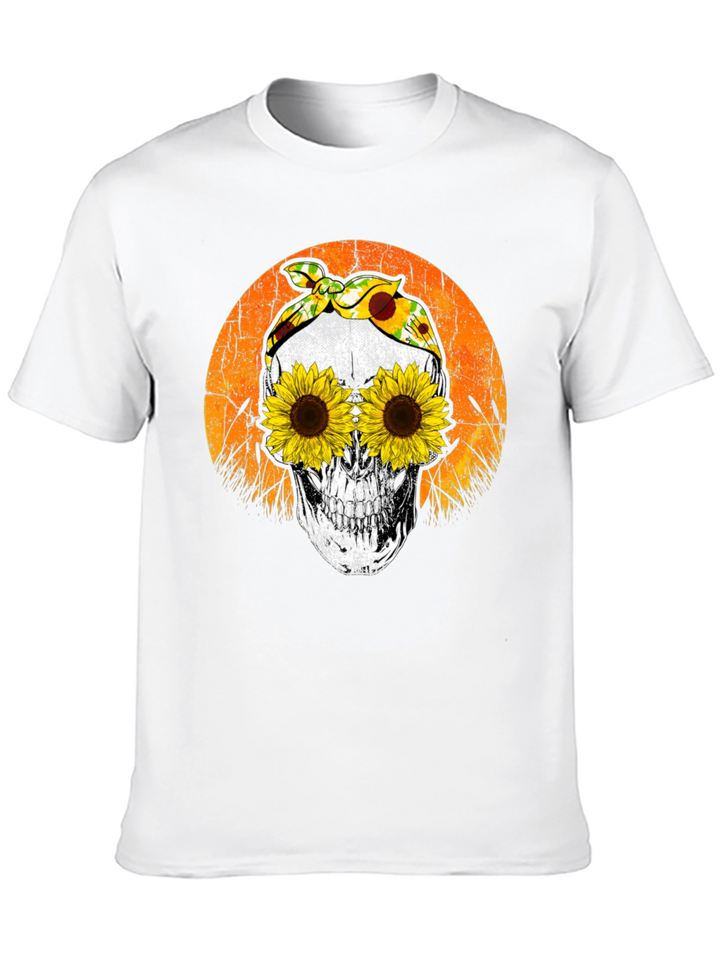 Sunflower Skull T-Shirt
