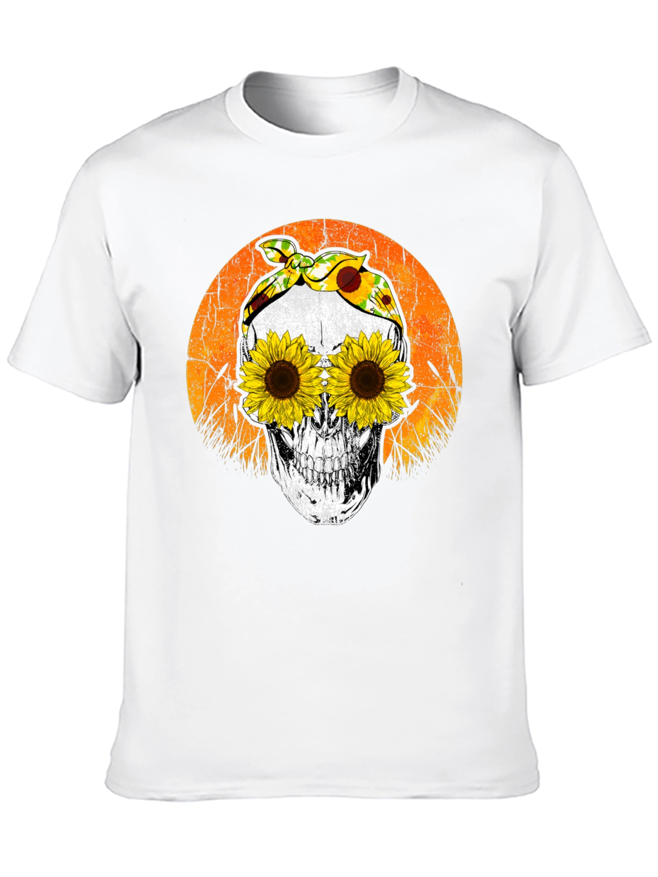 Sunflower Skull T-Shirt