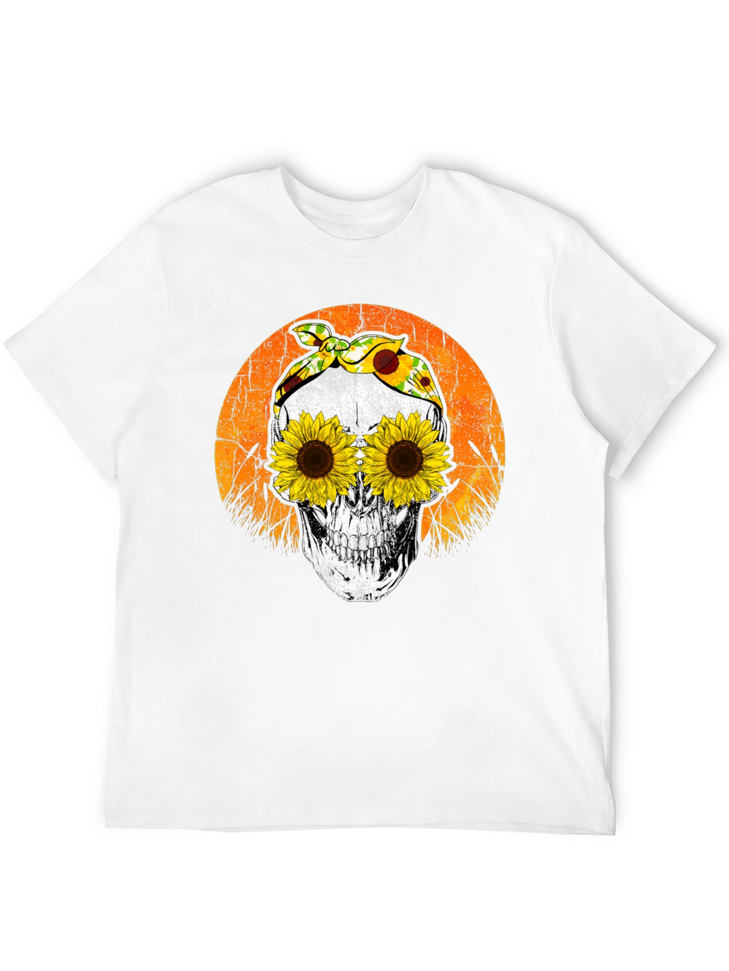 Sunflower Skull T-Shirt