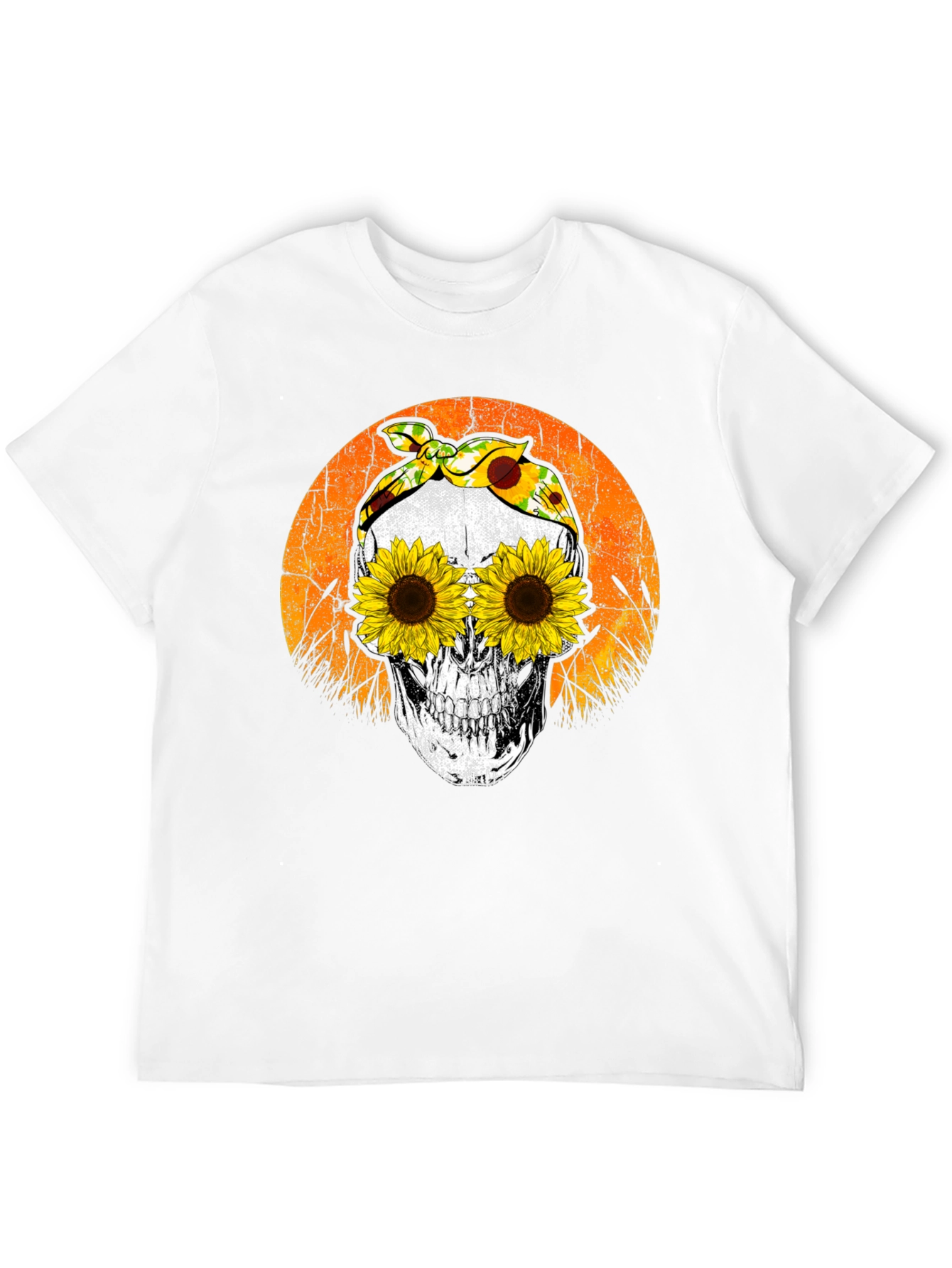Sunflower Skull T-Shirt