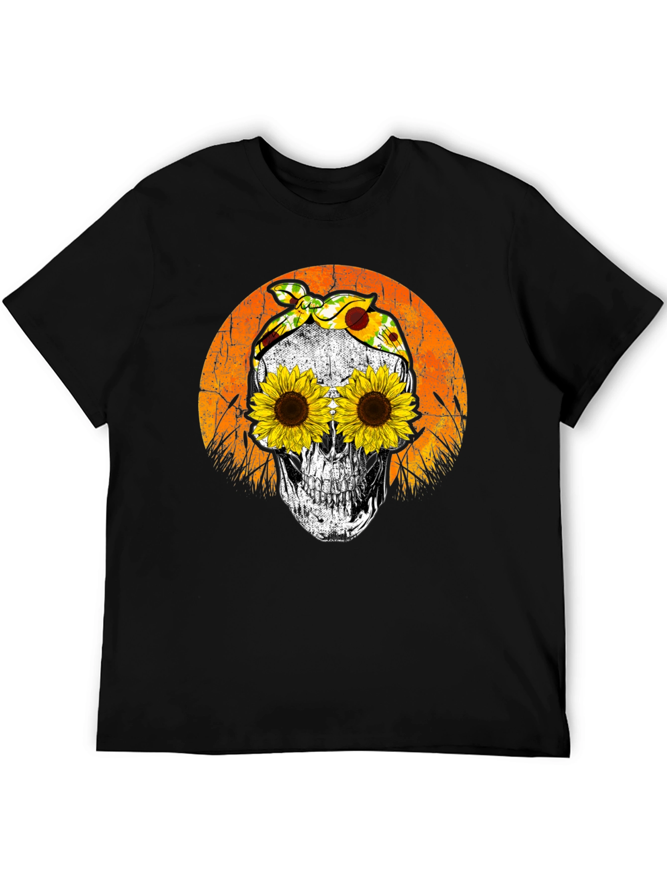 Sunflower Skull T-Shirt
