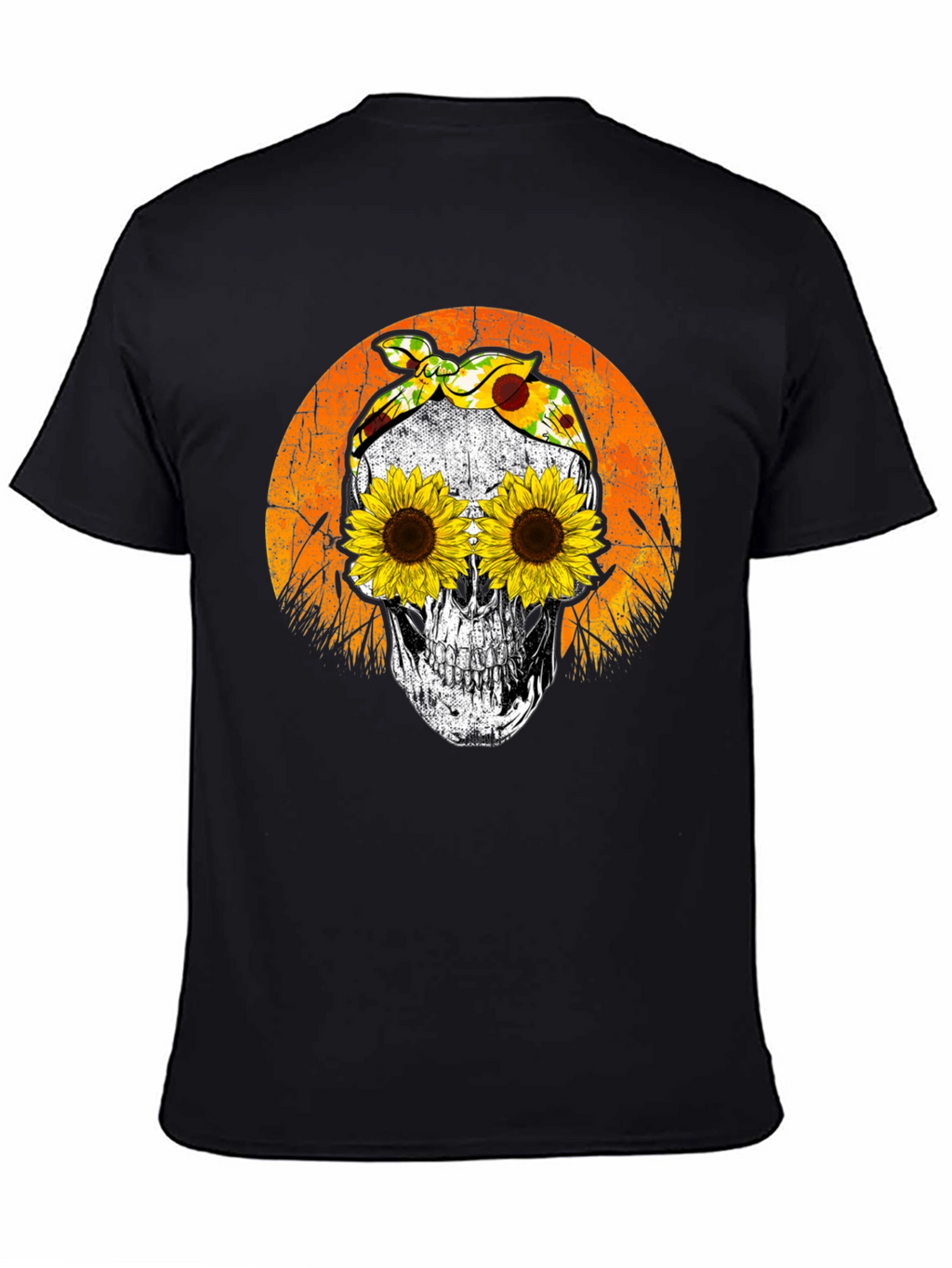 Sunflower Skull T-Shirt