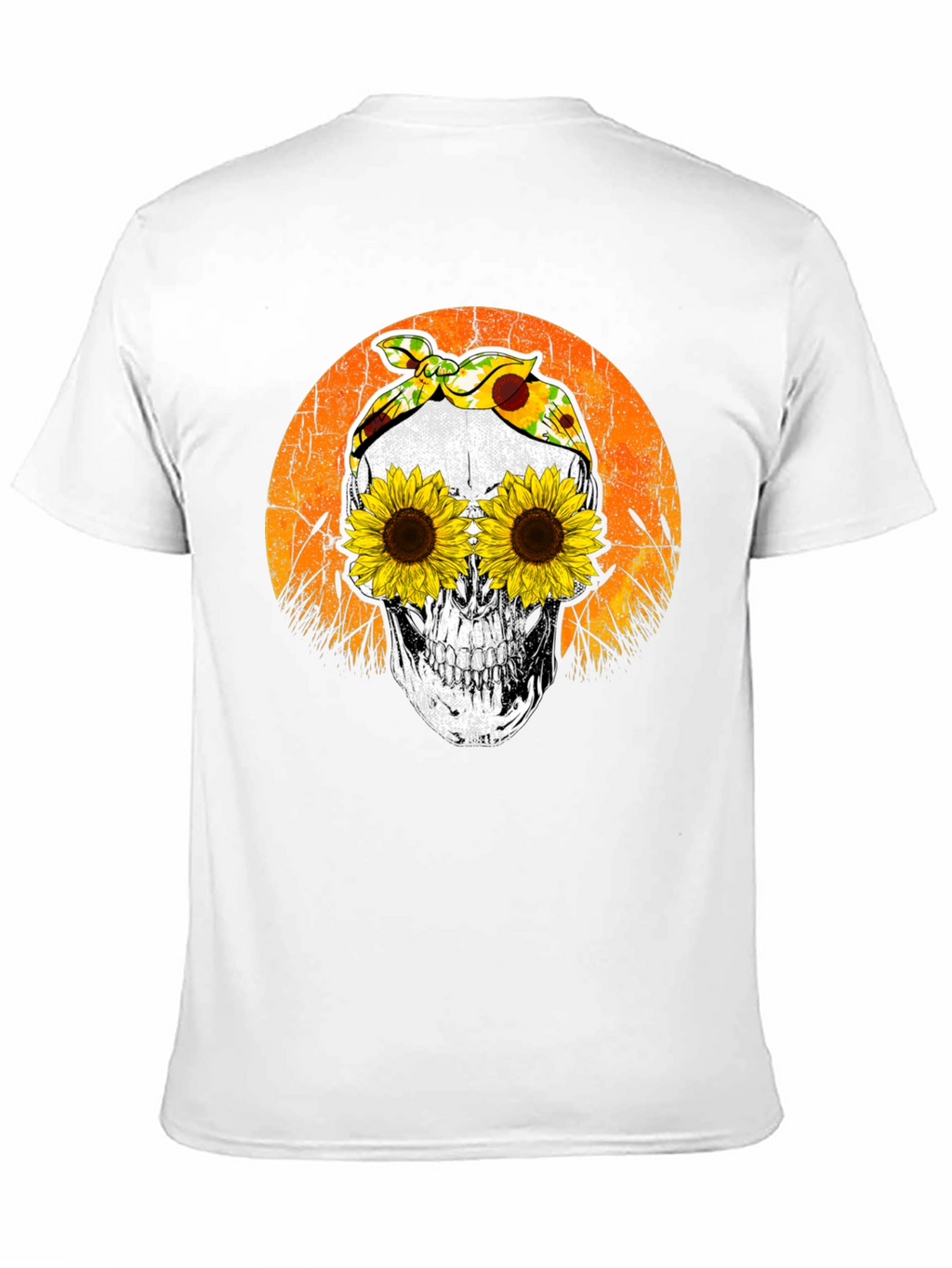 Sunflower Skull T-Shirt