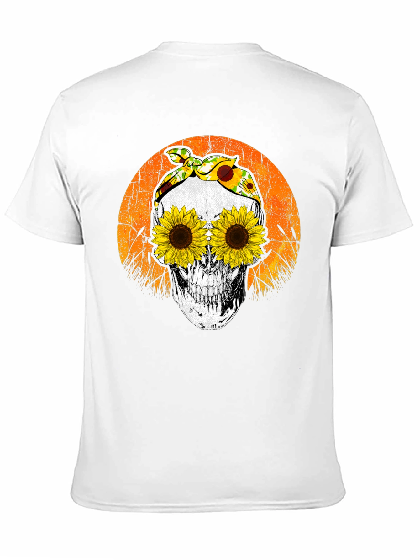Sunflower Skull T-Shirt