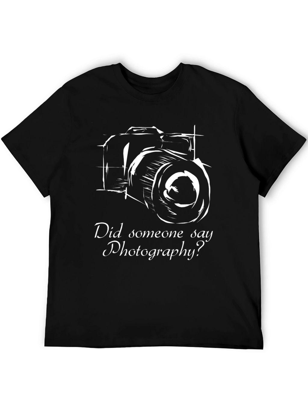 Photography Enthusiast Black T-Shirt