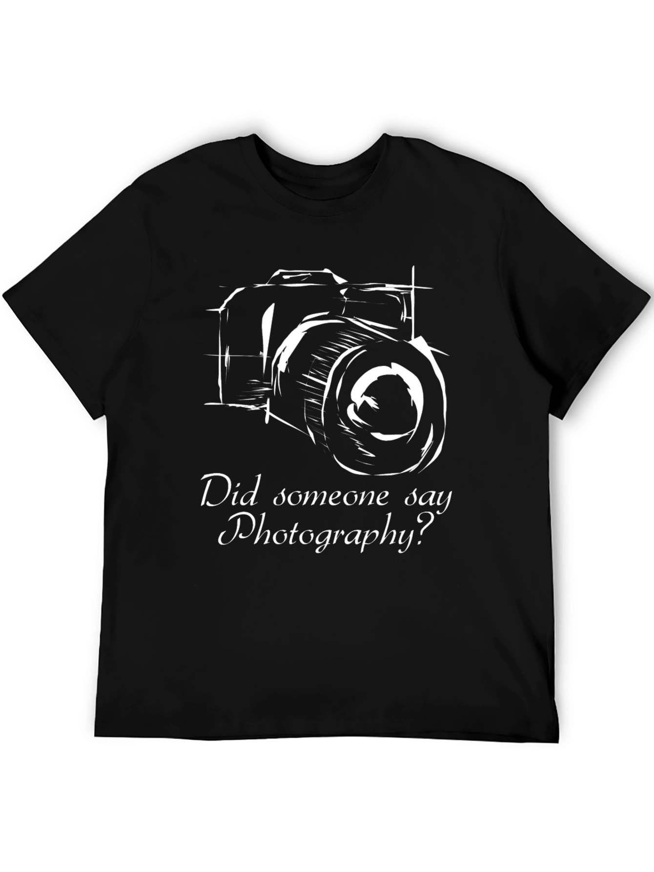 Photography Enthusiast Black T-Shirt