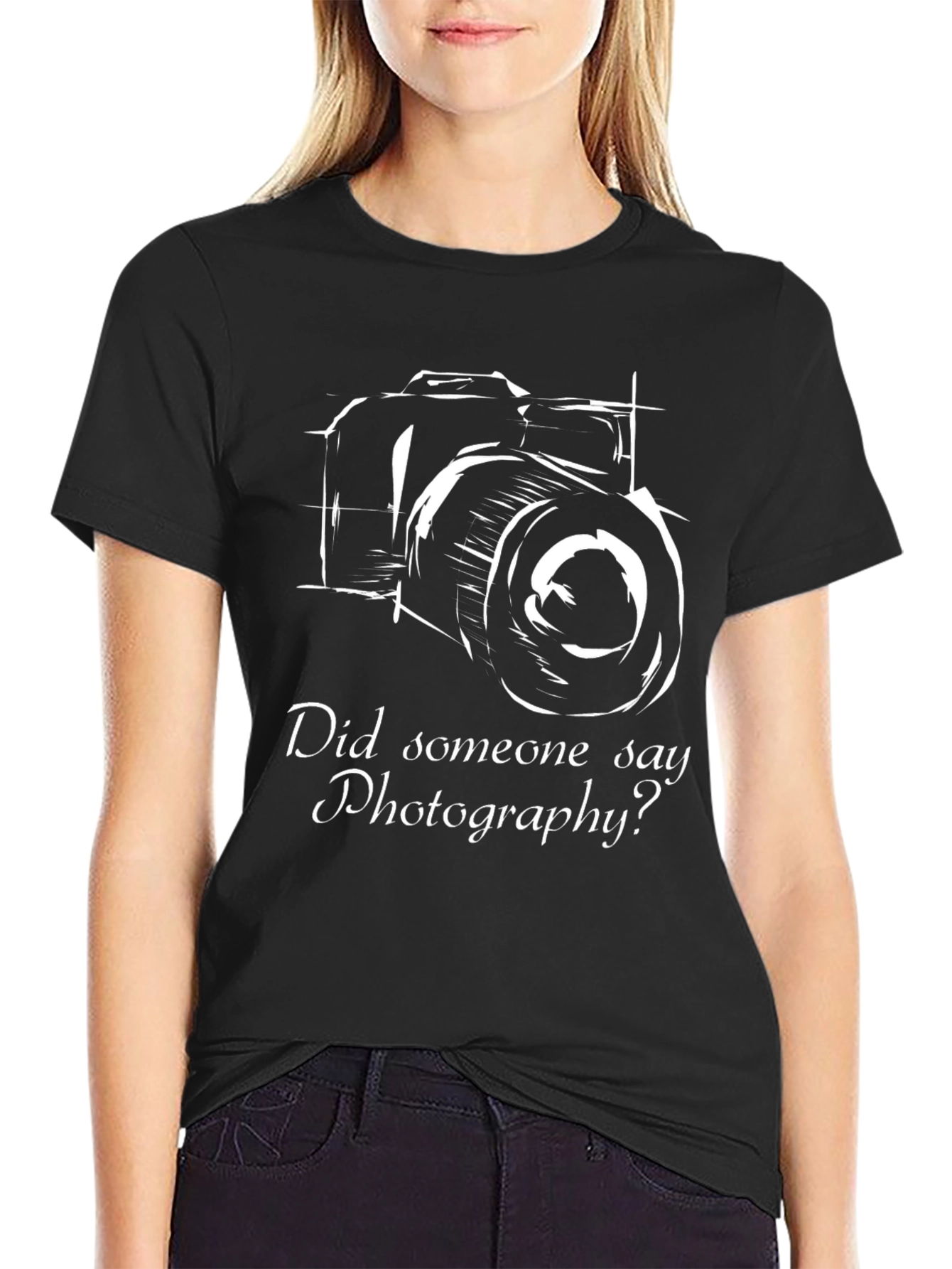 Photography Enthusiast Black T-Shirt