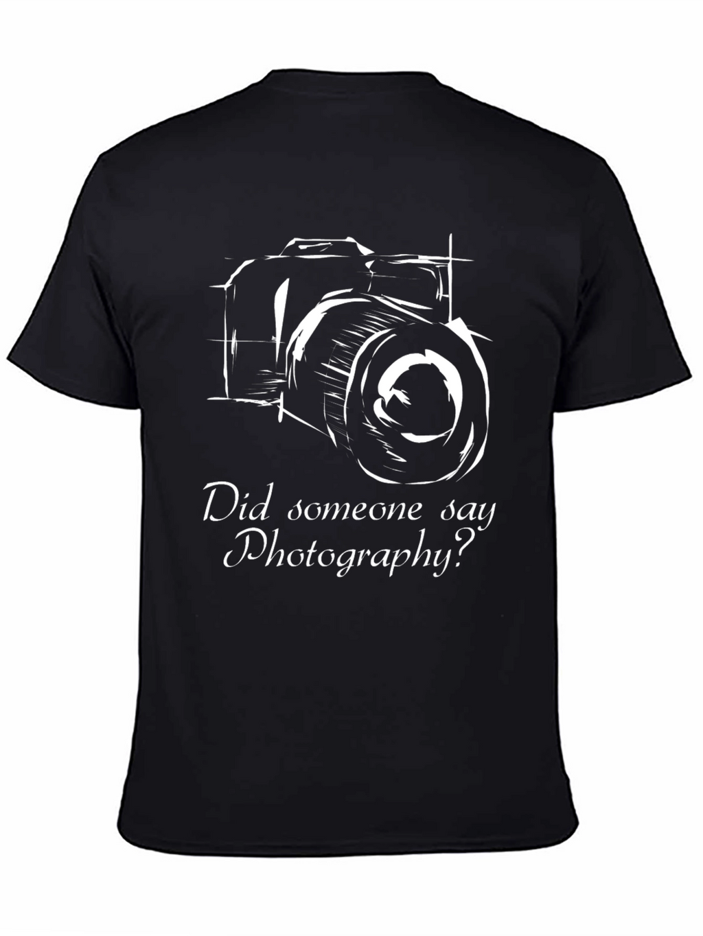 Photography Enthusiast Black T-Shirt