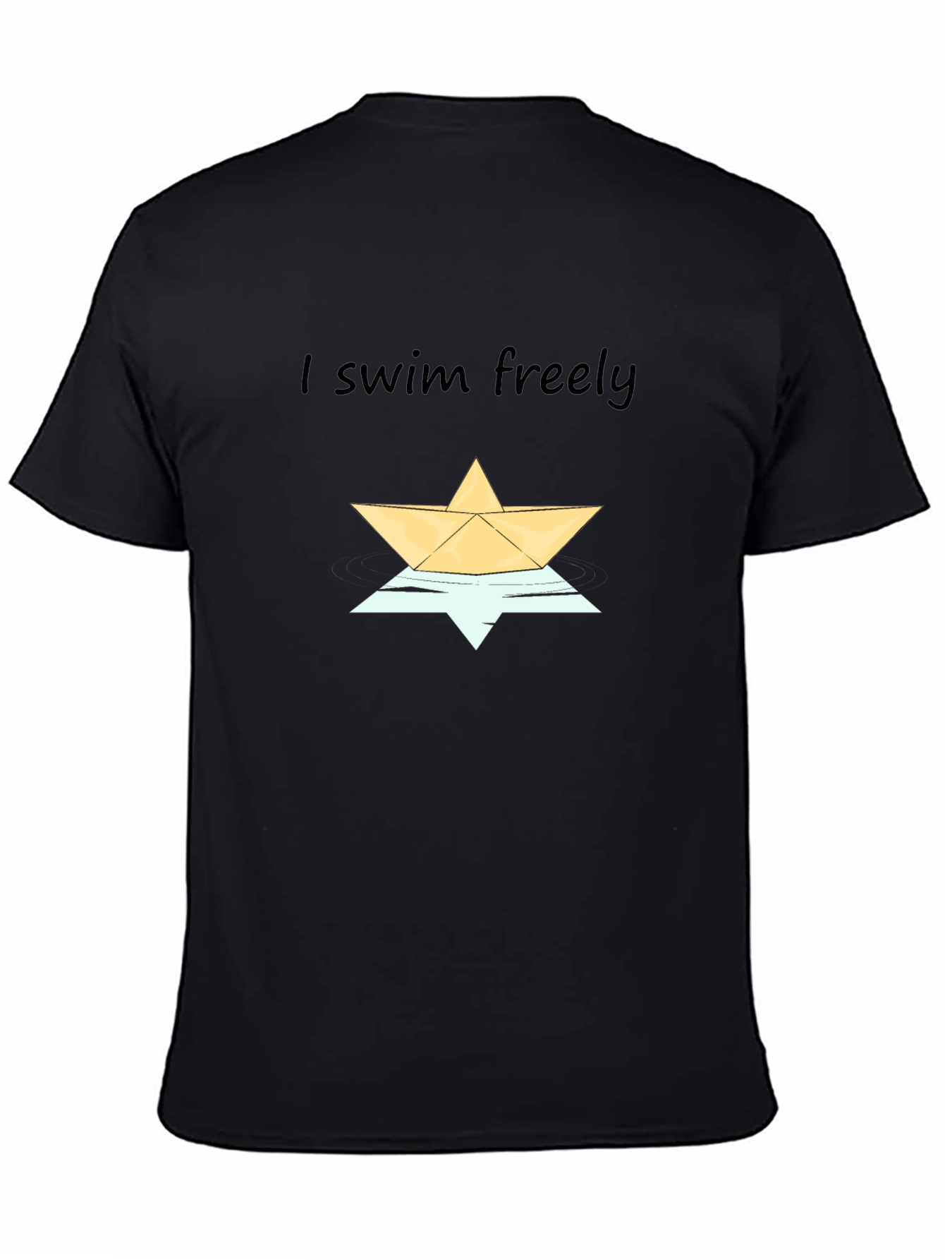 I Swim Freely Graphic Tee - Stylish Comfort