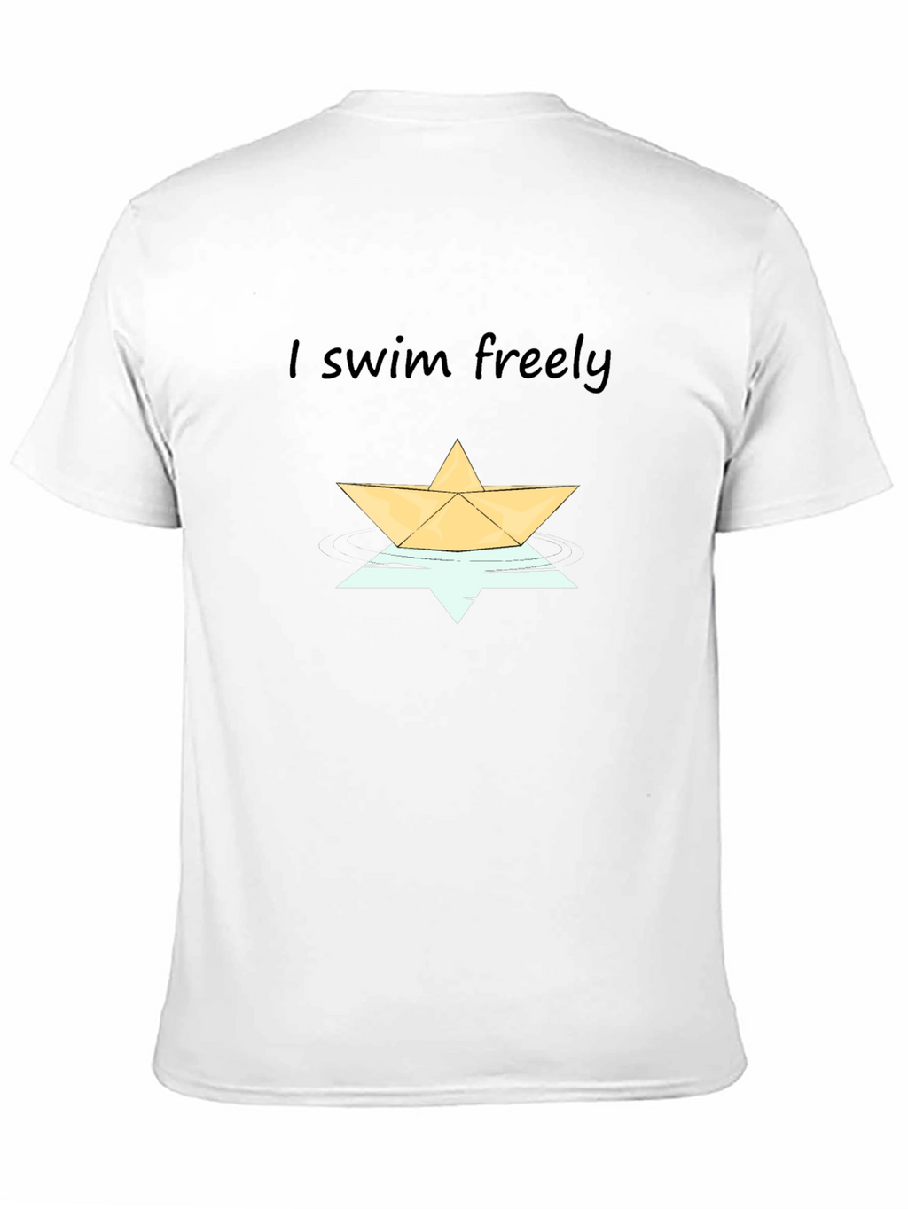 I Swim Freely Graphic Tee - Stylish Comfort