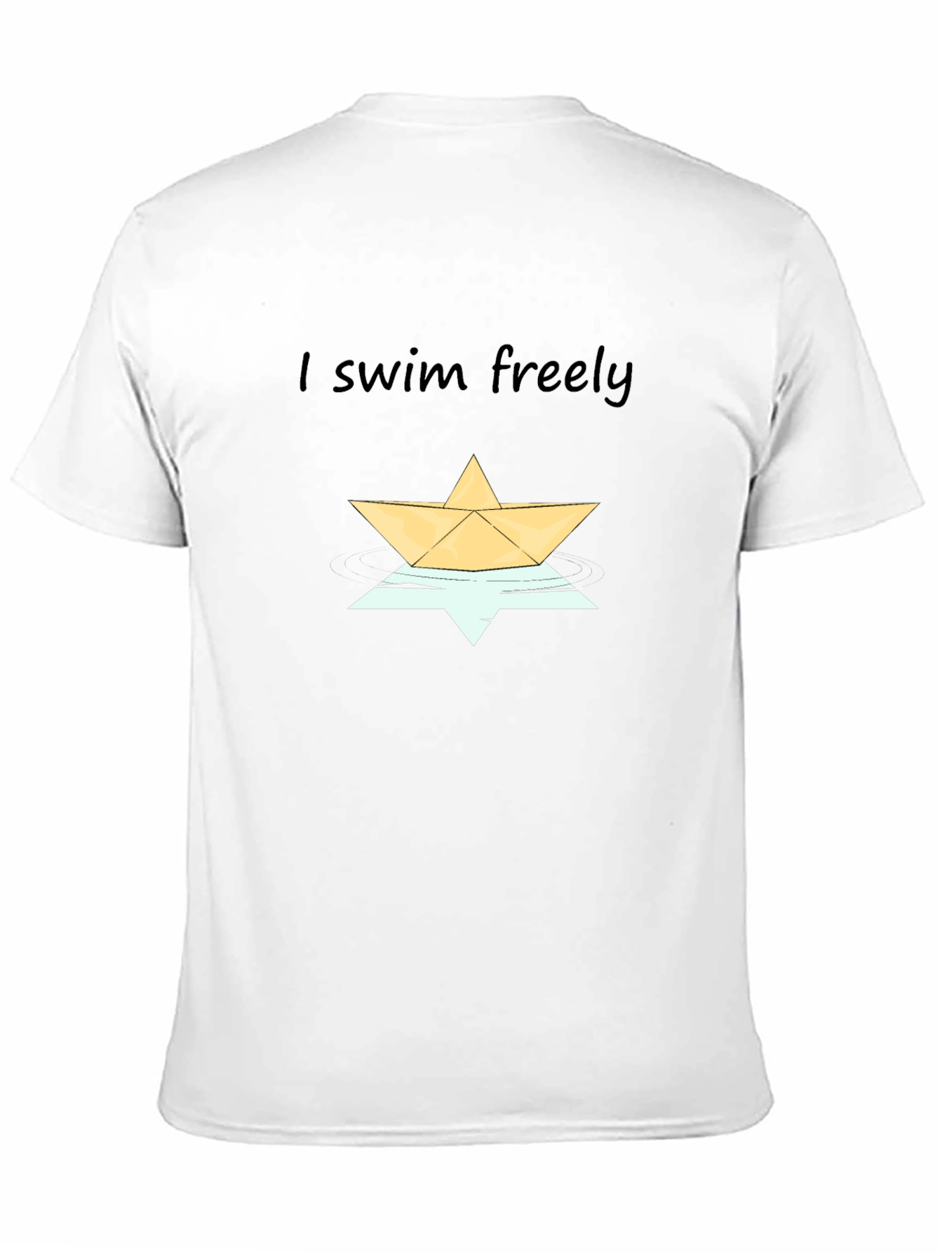 I Swim Freely Graphic Tee - Stylish Comfort