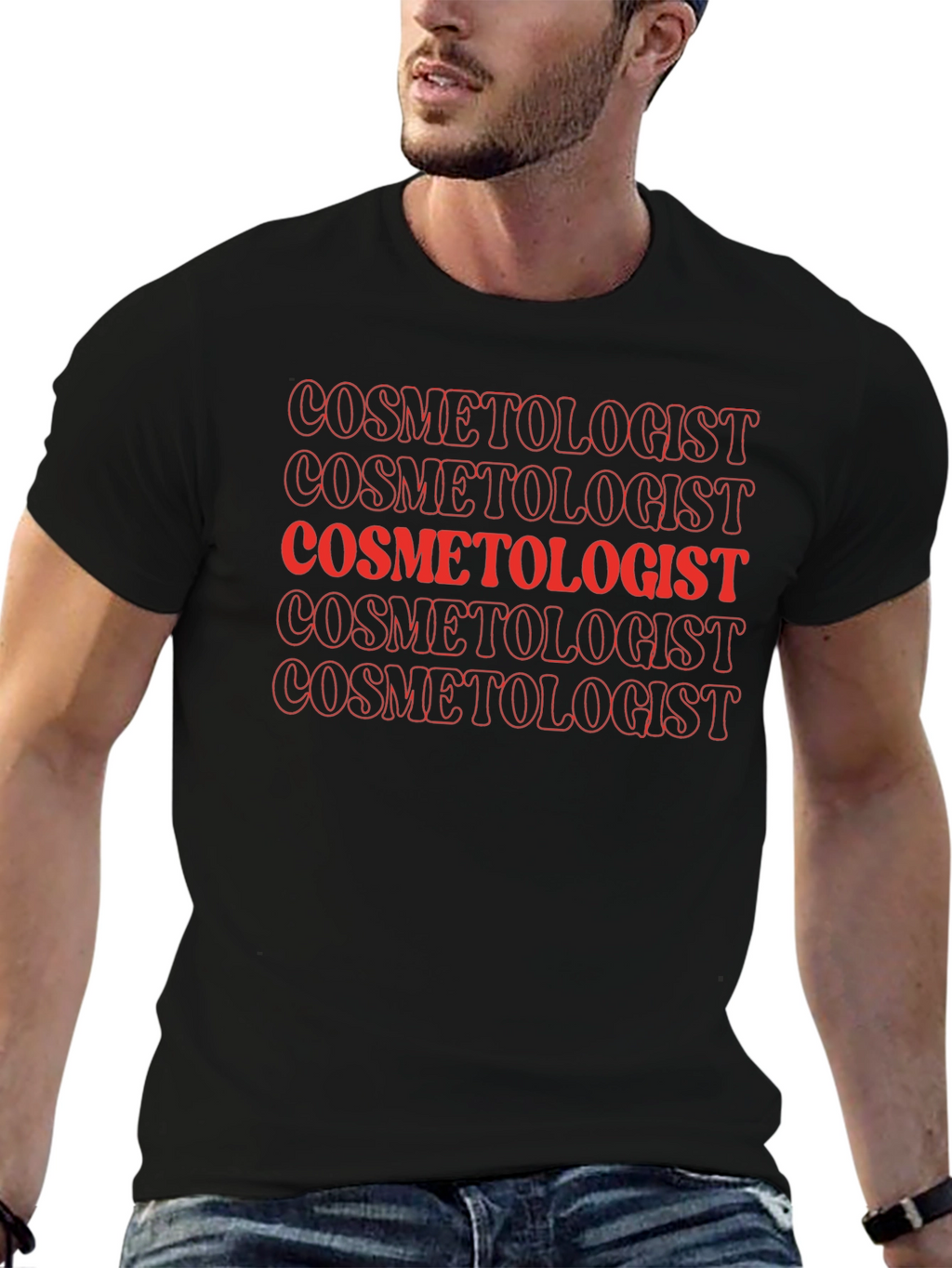 Cosmetologist Retro Graphic T-Shirt