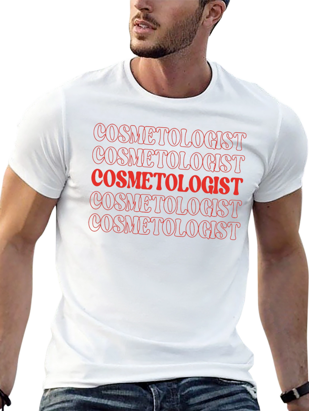 Cosmetologist Retro Graphic T-Shirt