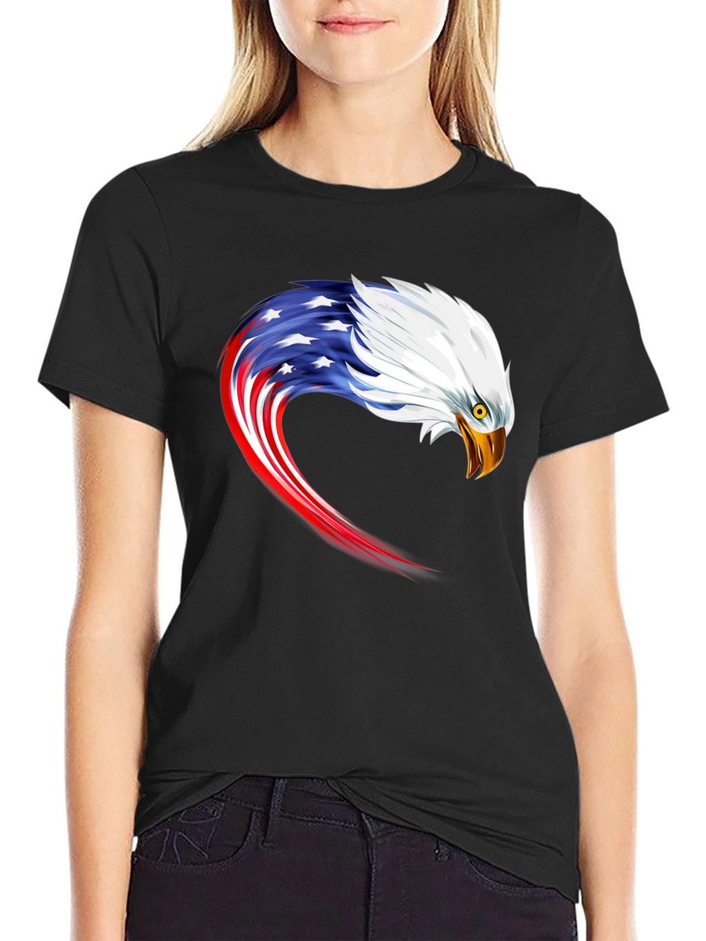 American Eagle Graphic Tee - Patriotic Design