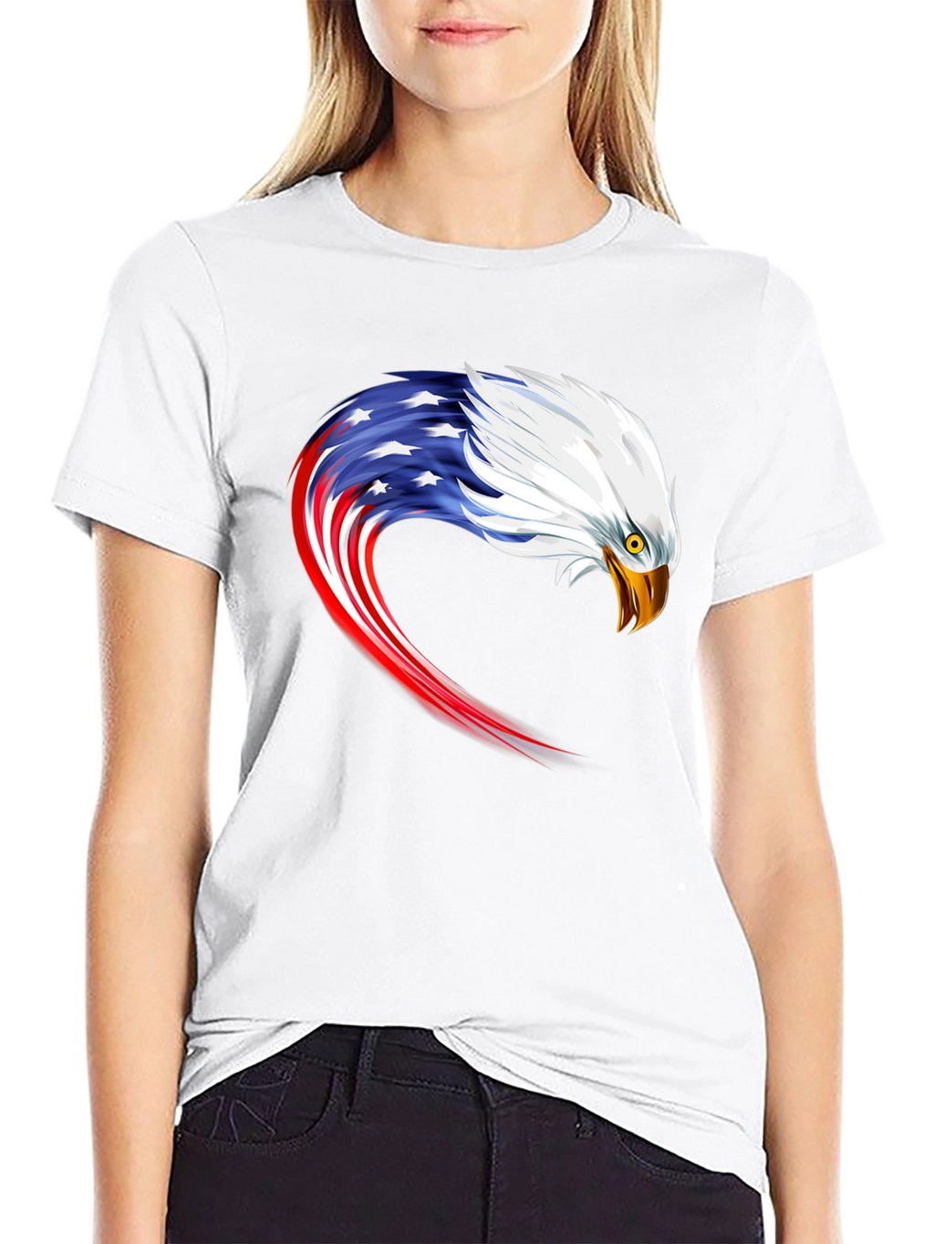 American Eagle Graphic Tee - Patriotic Design