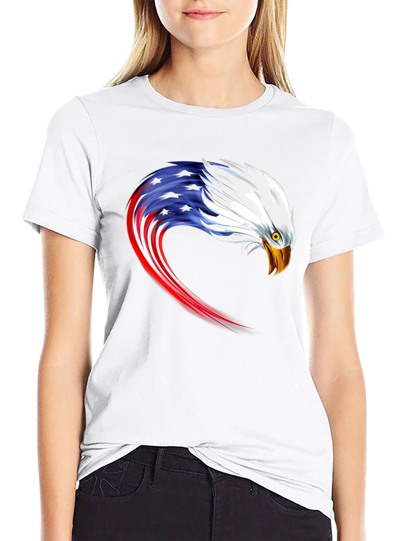 American Eagle Graphic Tee - Patriotic Design