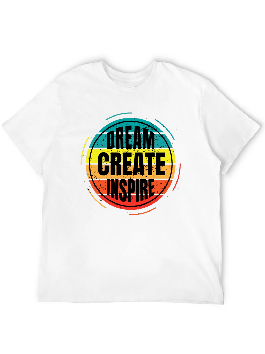 Dream Create Inspire Graphic Tee - Black
