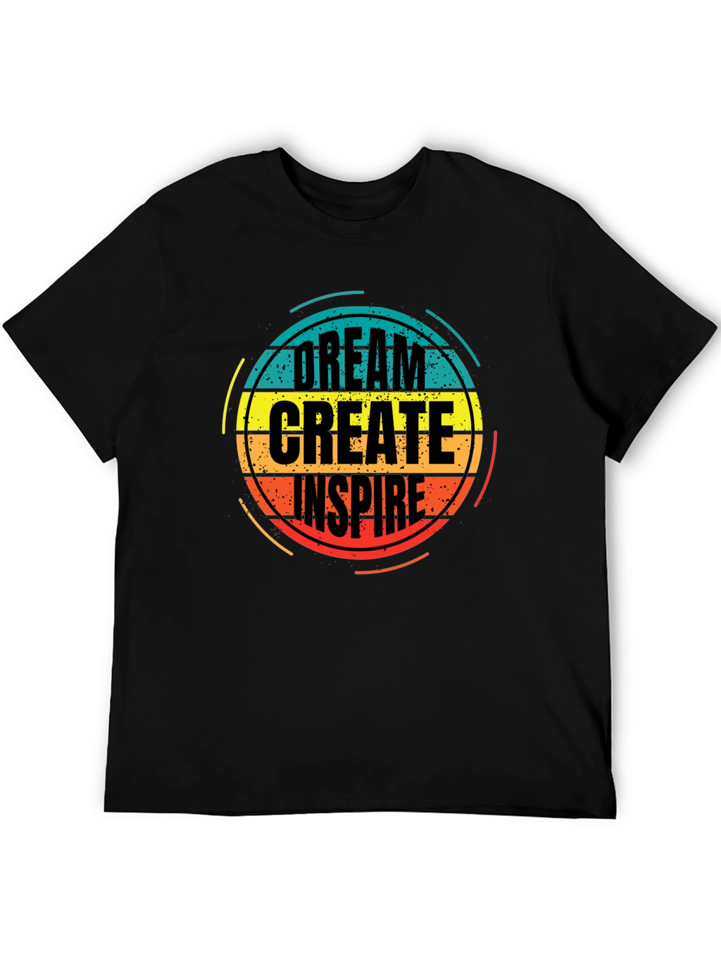 Dream Create Inspire Graphic Tee - Black