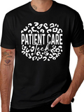 Patient Care Tech Leopard Print T-Shirt