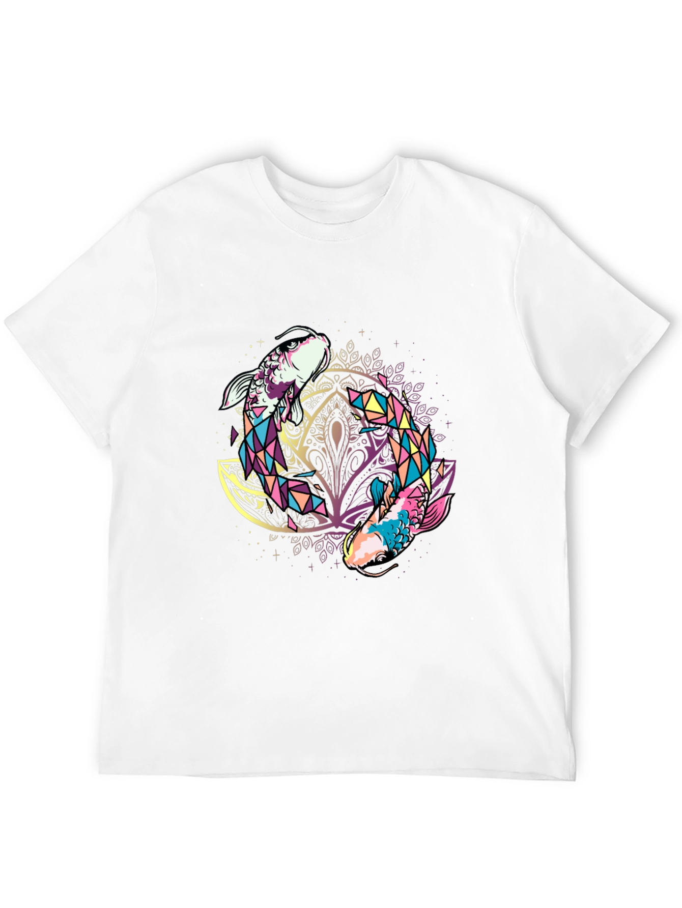 Pisces Graphic Tee - Zodiac Fish Design