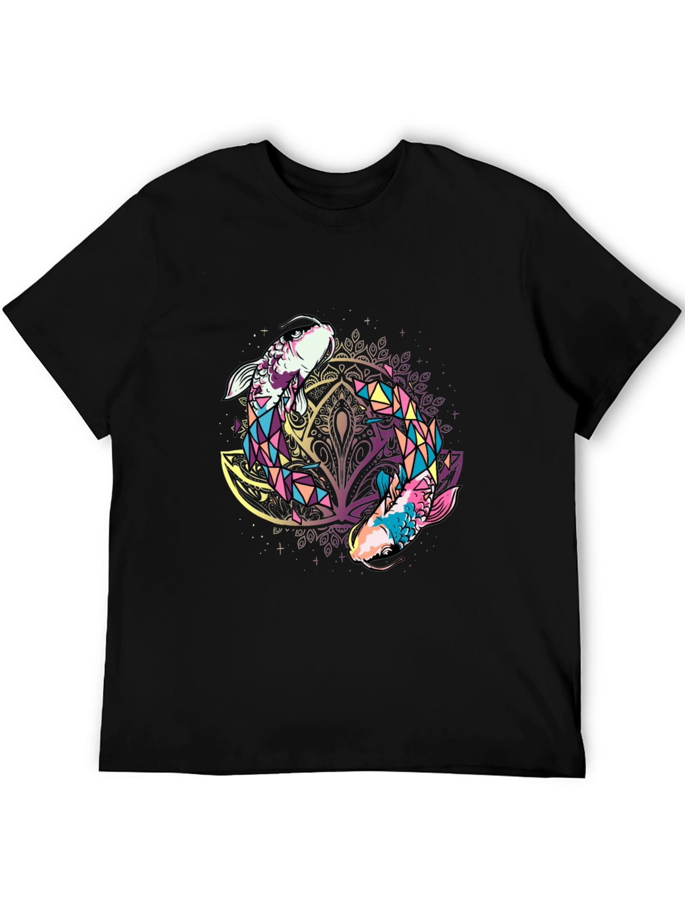 Pisces Graphic Tee - Zodiac Fish Design